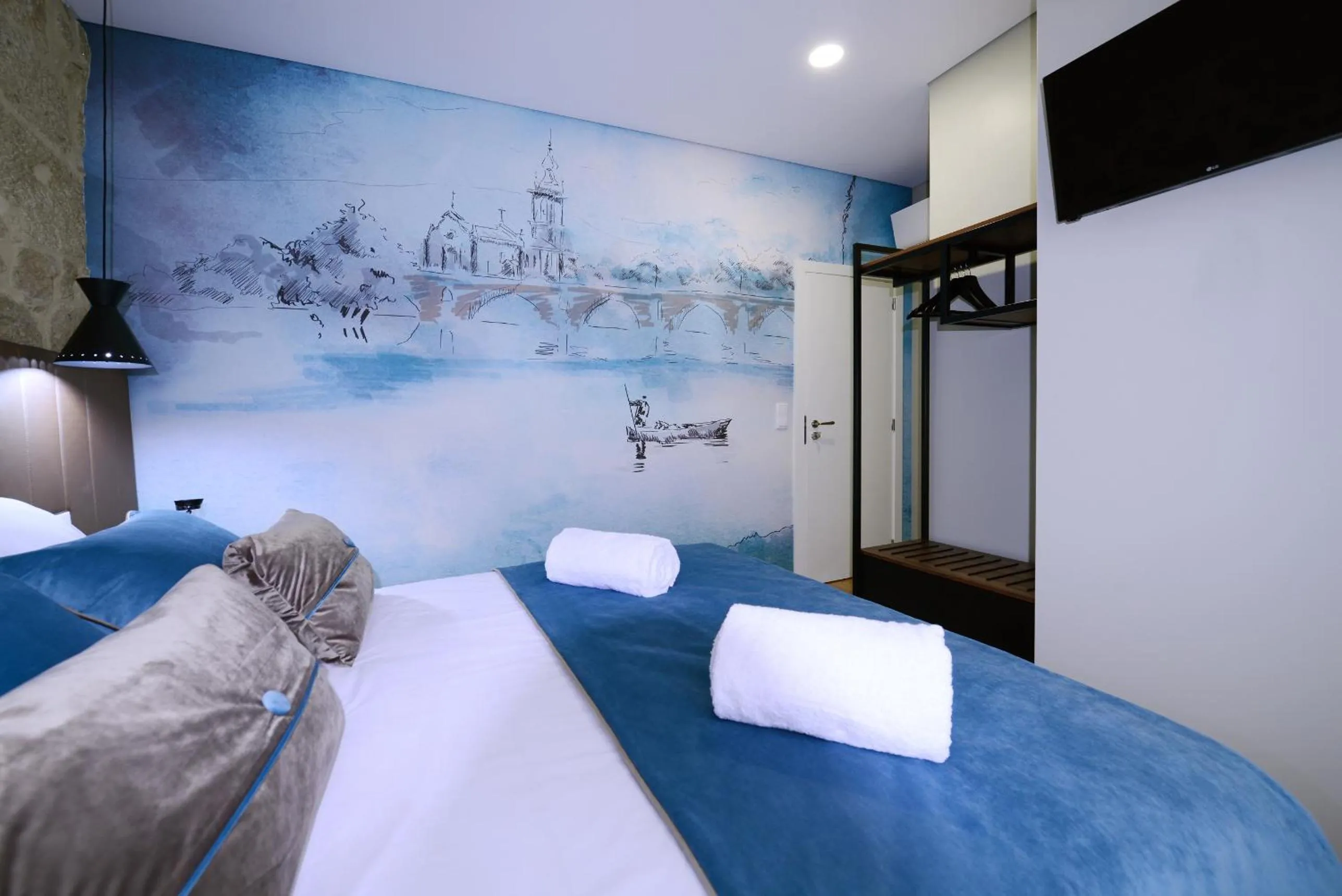 Bed in VILA DE PONTE GUEST HOUSE