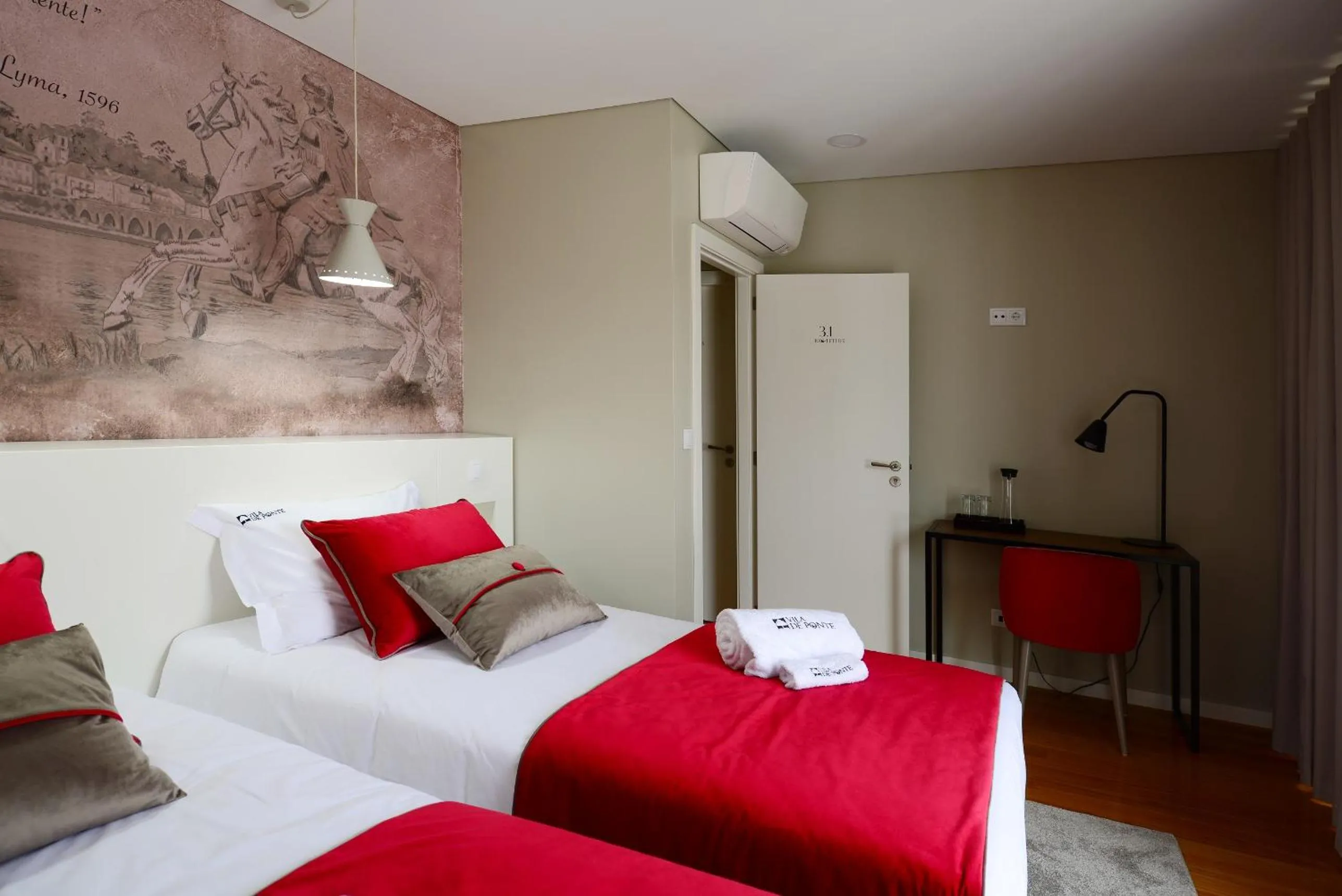 Bed in VILA DE PONTE GUEST HOUSE