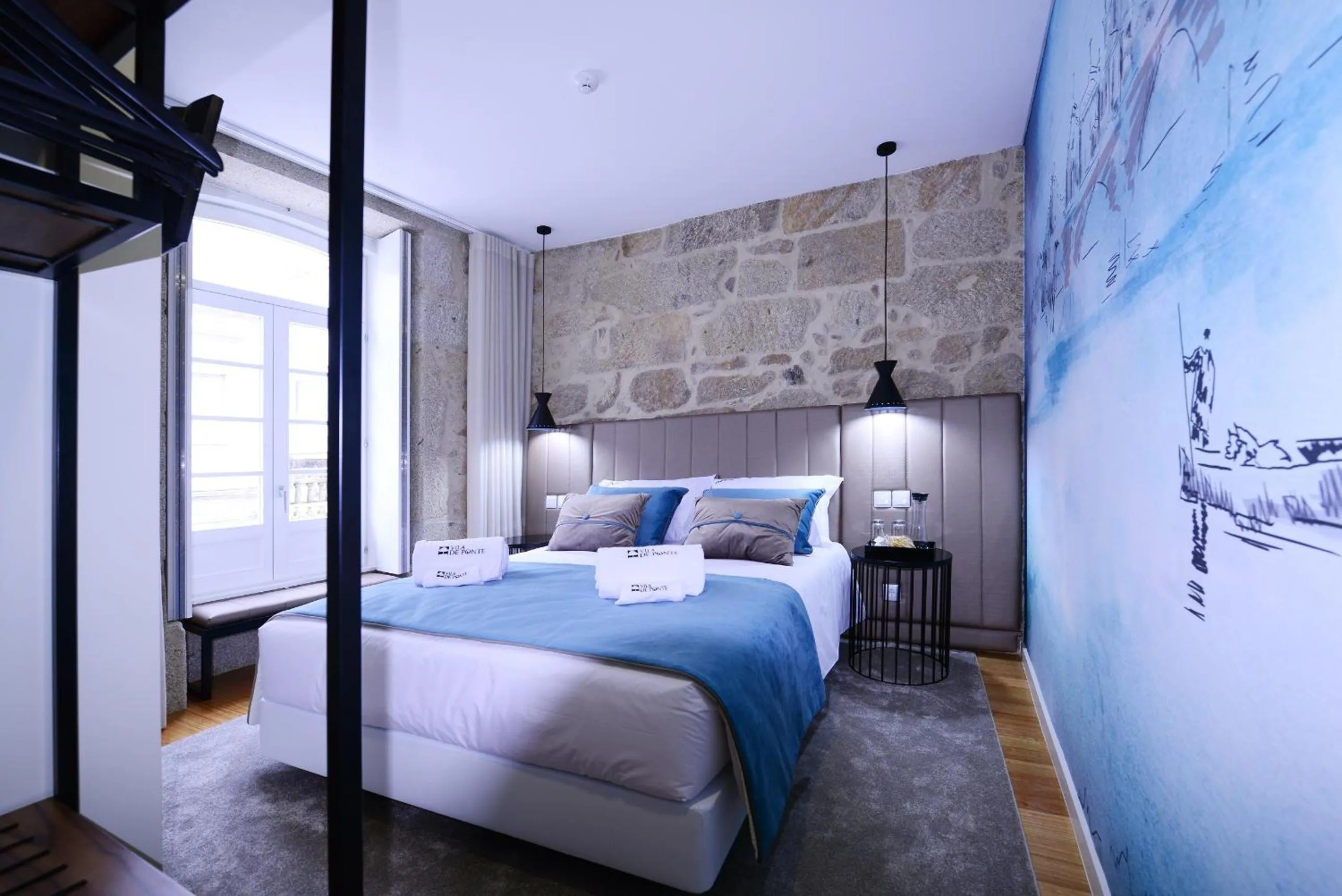 Bed in VILA DE PONTE GUEST HOUSE