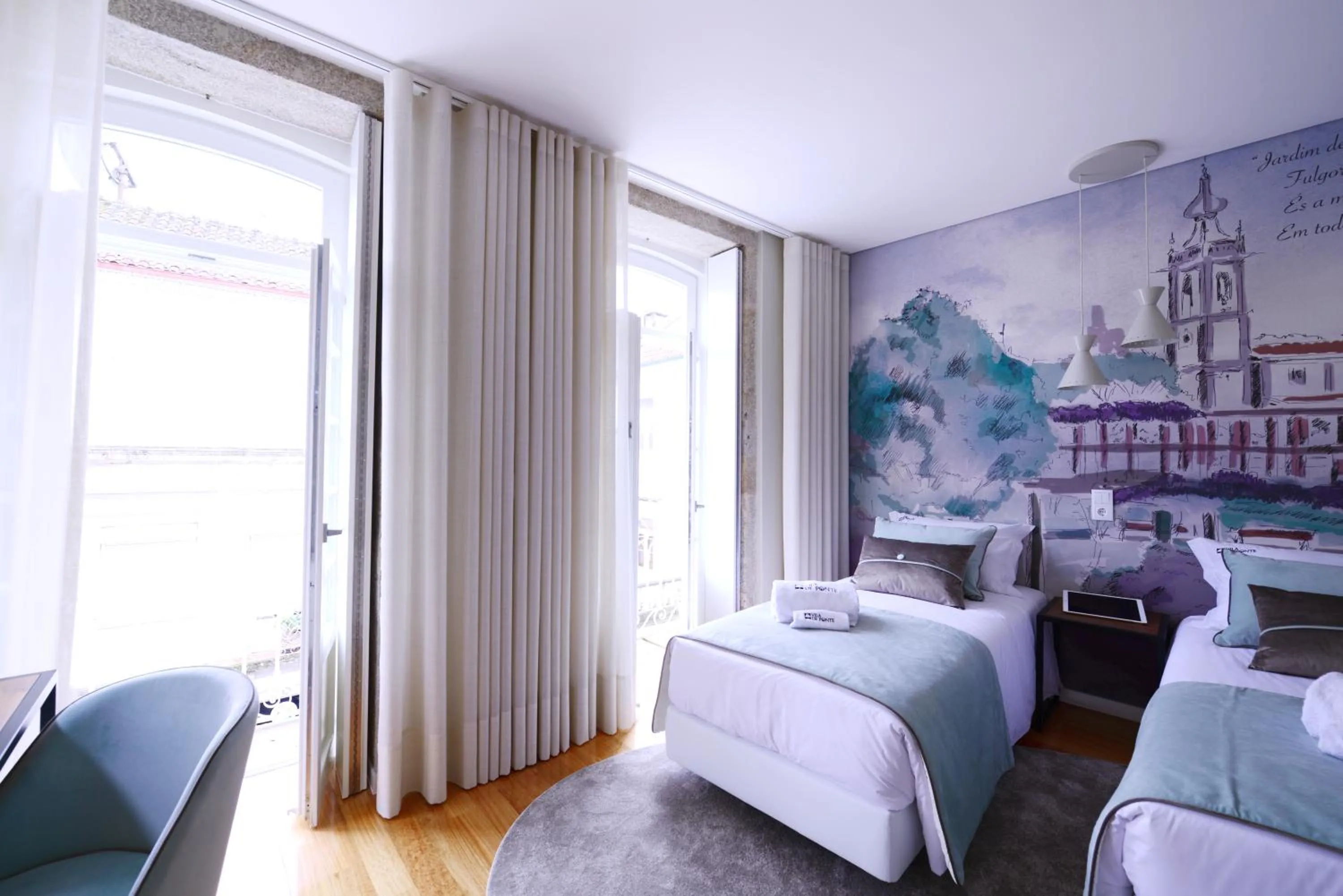 Bed in VILA DE PONTE GUEST HOUSE