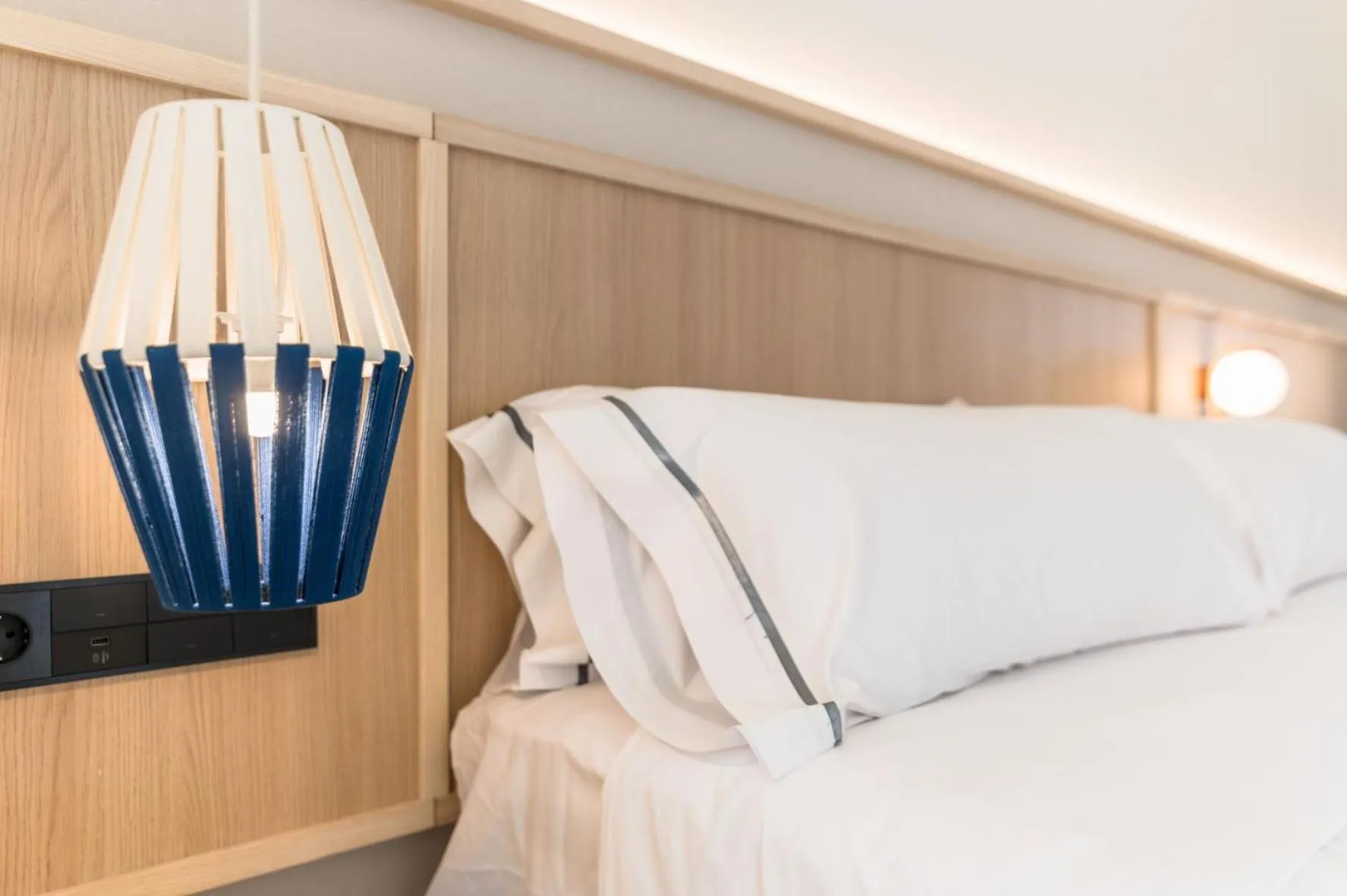 Bed in Akquaaa Boutique Hotel