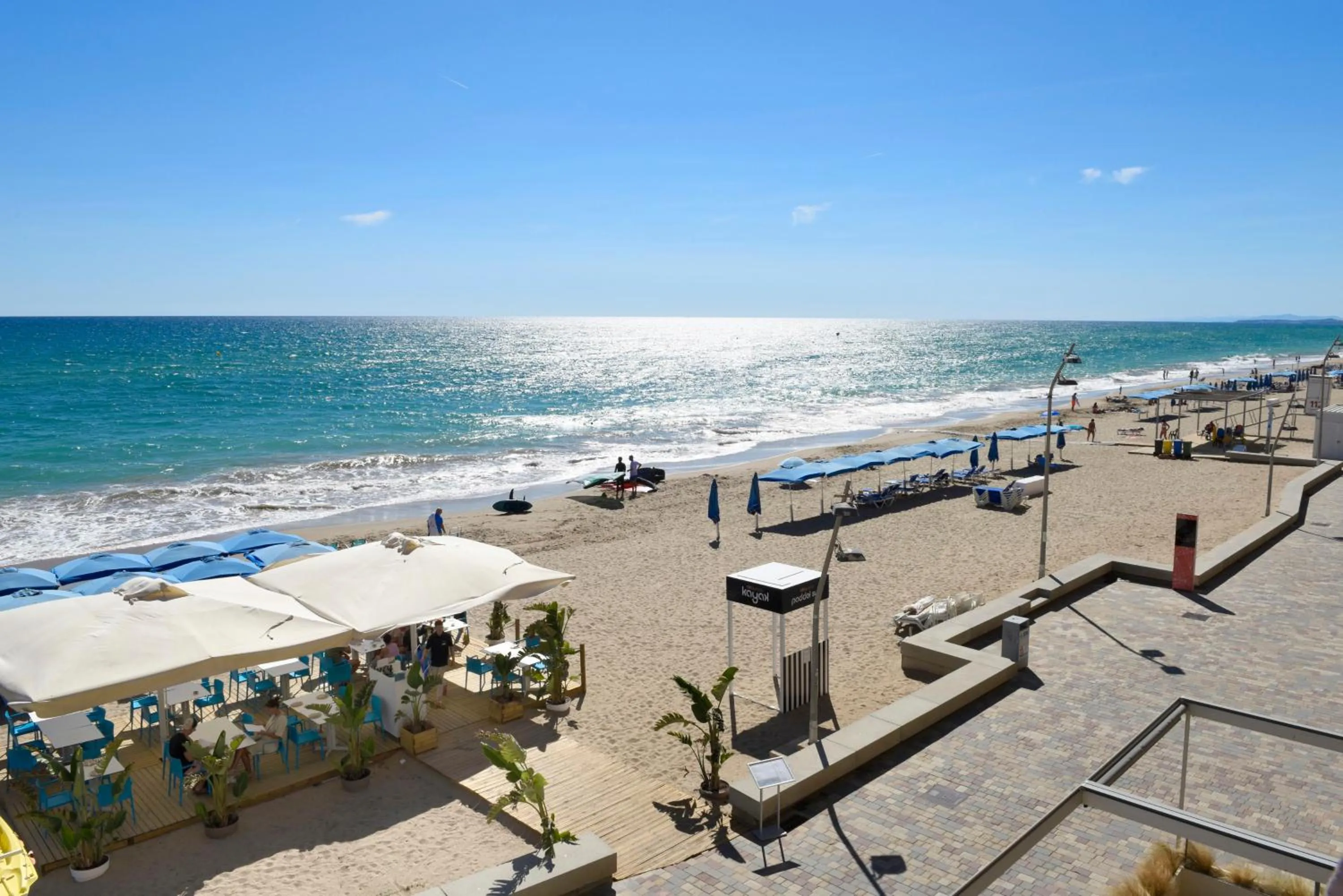 Beach in Akquaaa Boutique Hotel