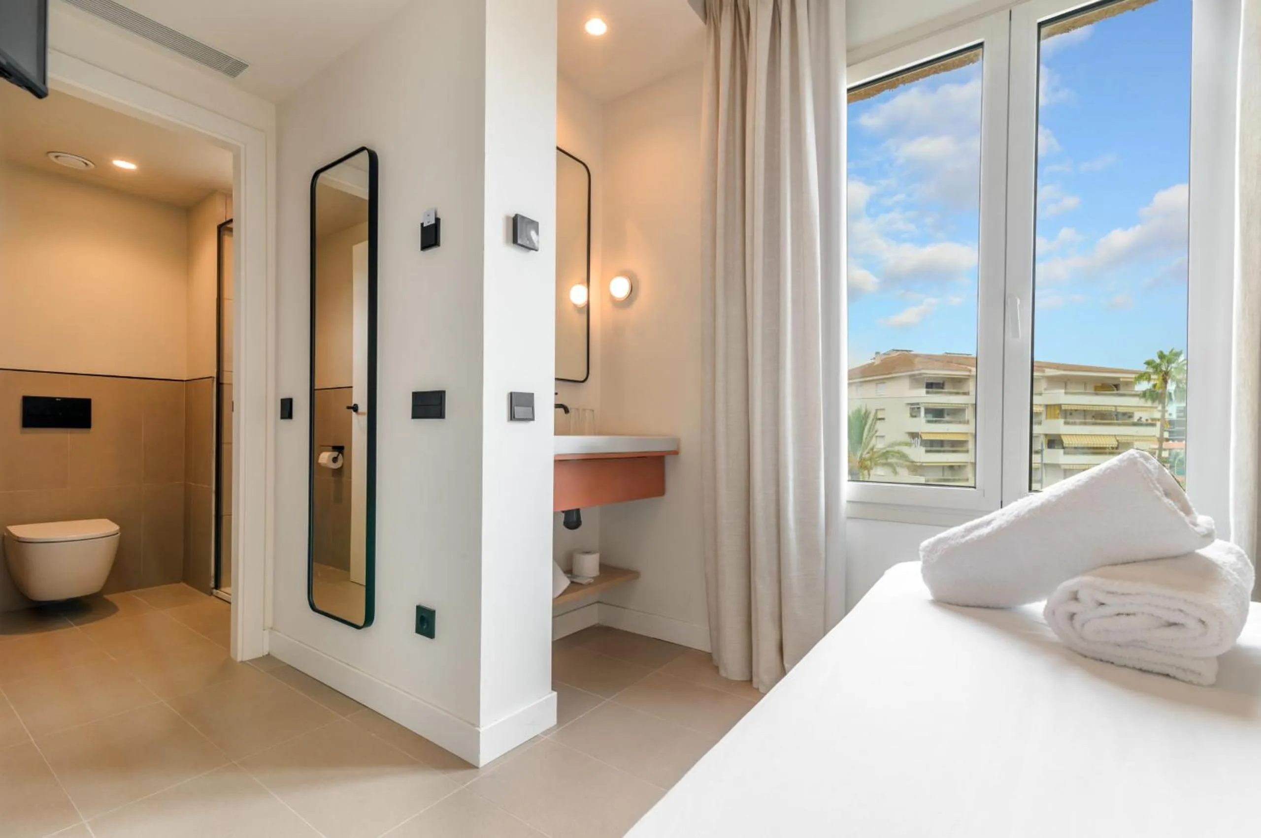 Bed in Akquaaa Boutique Hotel