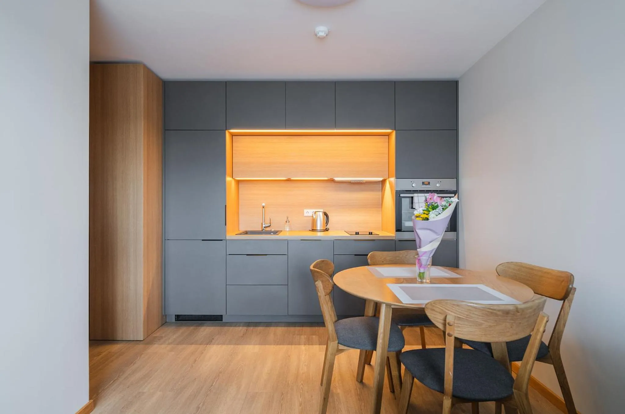 Kitchen or kitchenette in Gynėjų Self Check-in Apartments - Lollo Stay