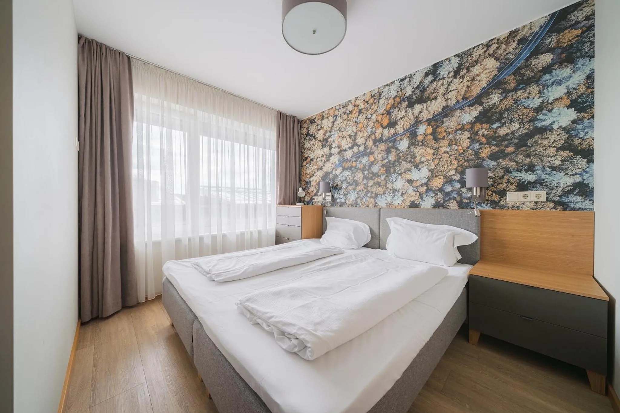 Bed in Gynėjų Self Check-in Apartments - Lollo Stay