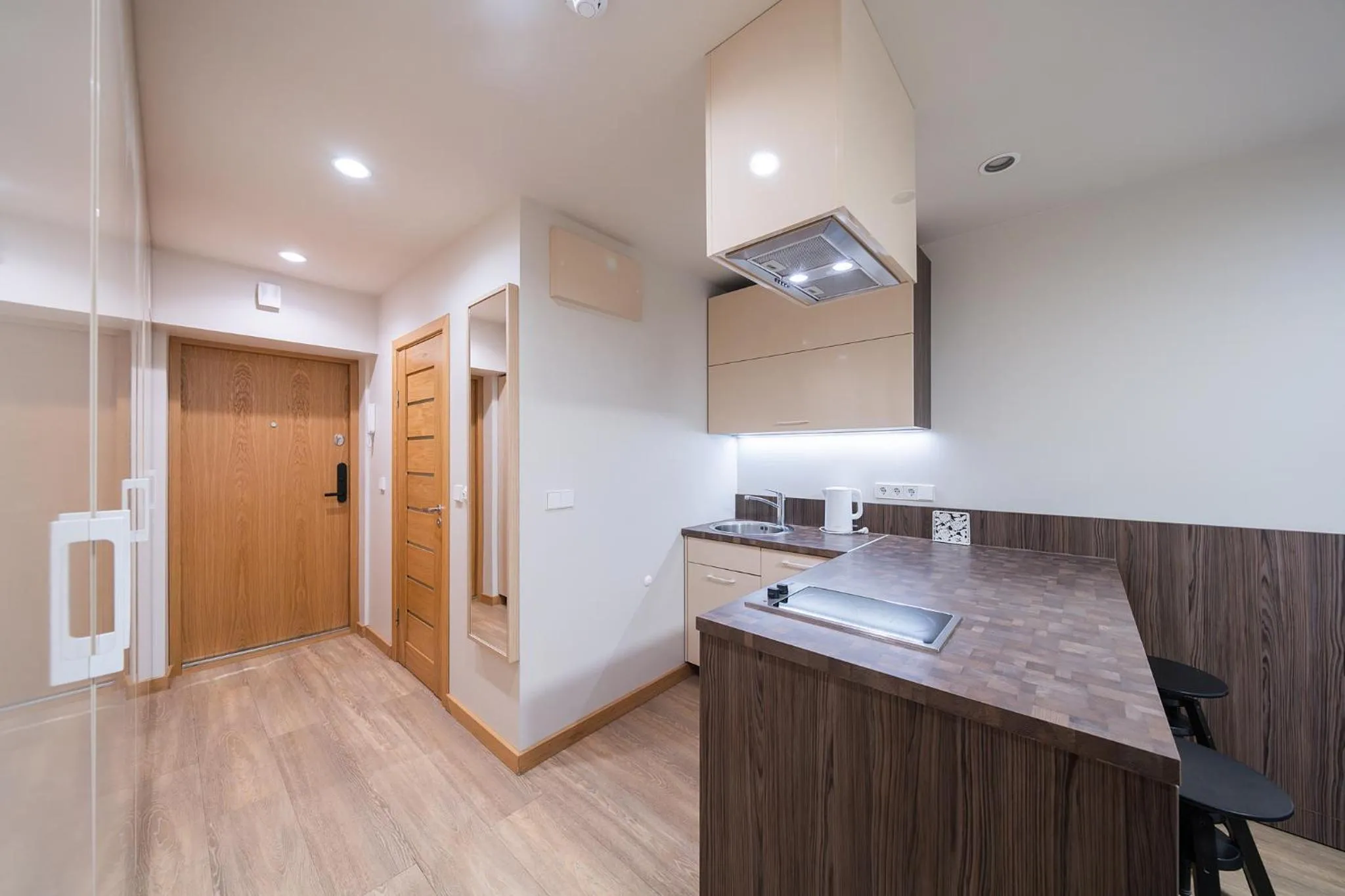 Kitchen or kitchenette in Gynėjų Self Check-in Apartments - Lollo Stay