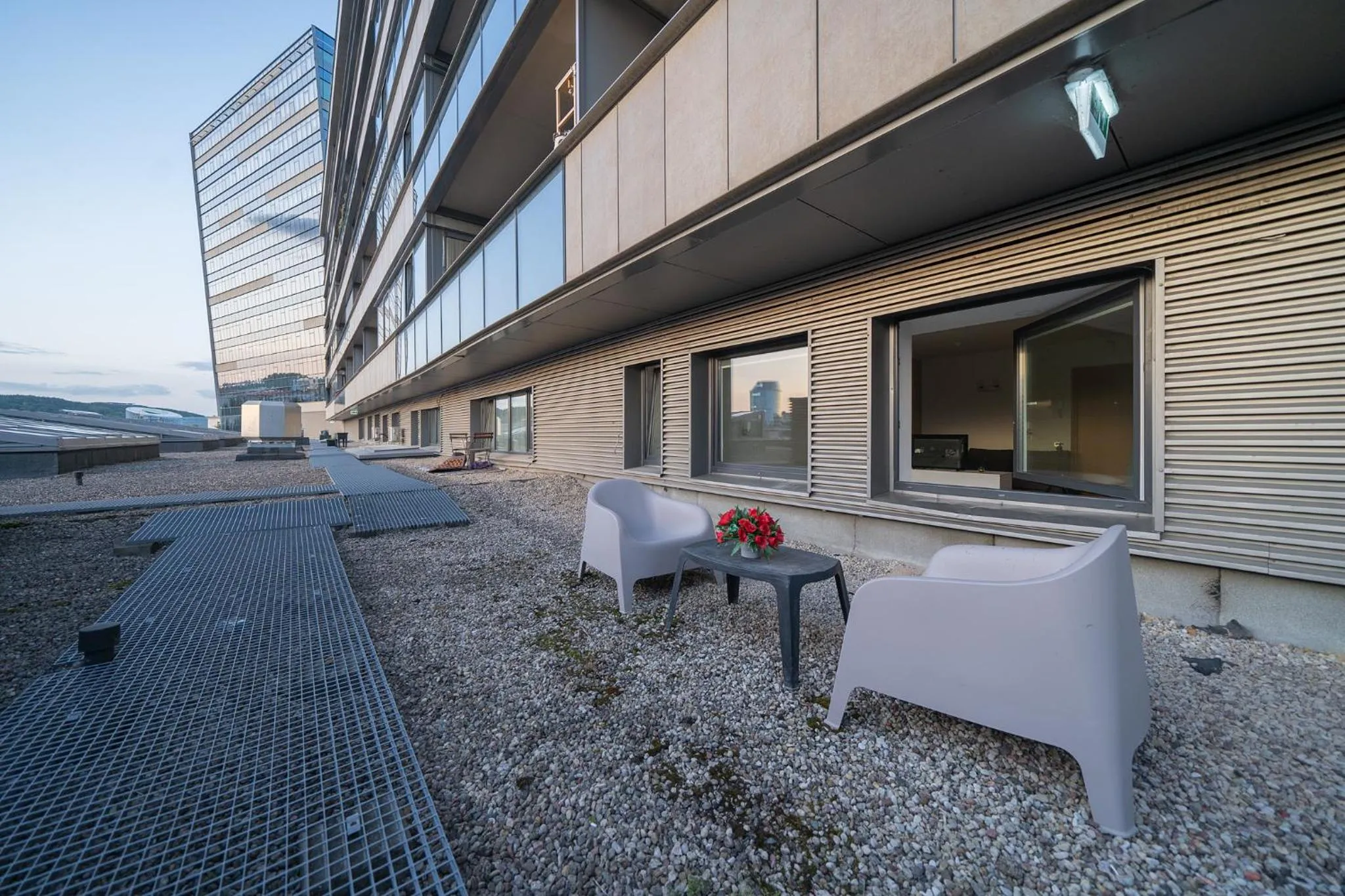 Balcony/Terrace in Gynėjų Self Check-in Apartments - Lollo Stay