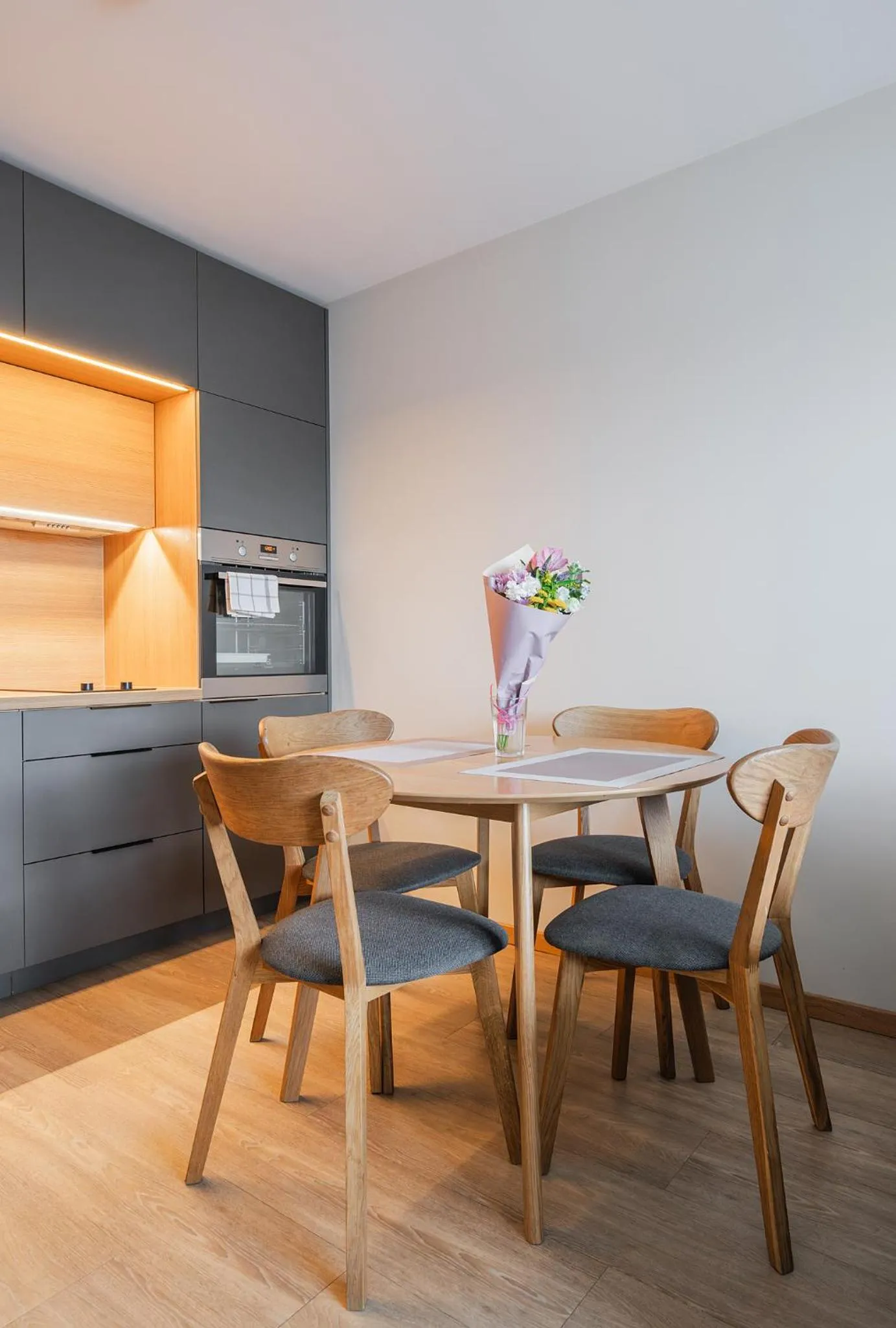 Kitchen or kitchenette in Gynėjų Self Check-in Apartments - Lollo Stay
