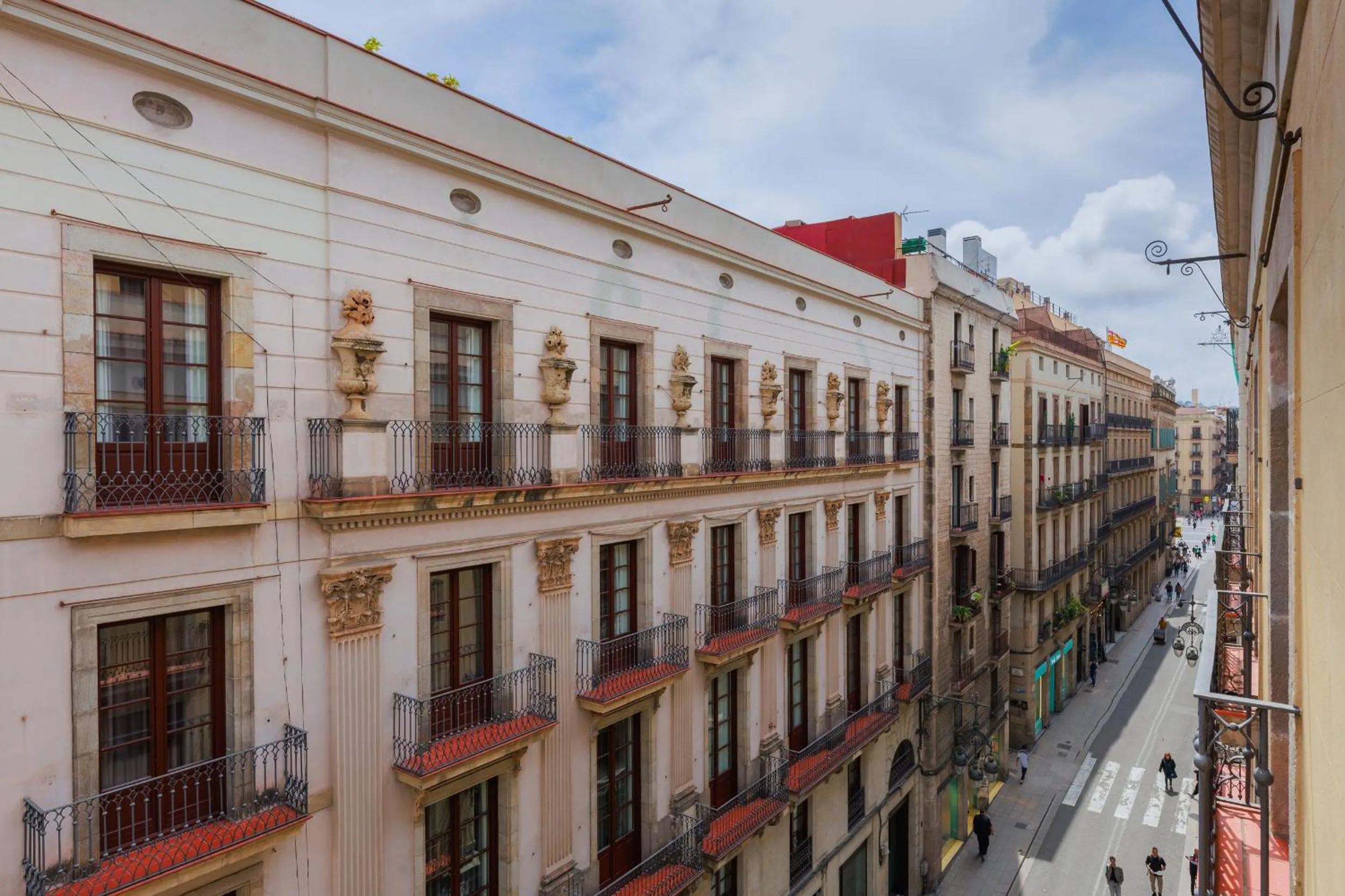City view in Hotel Gótico