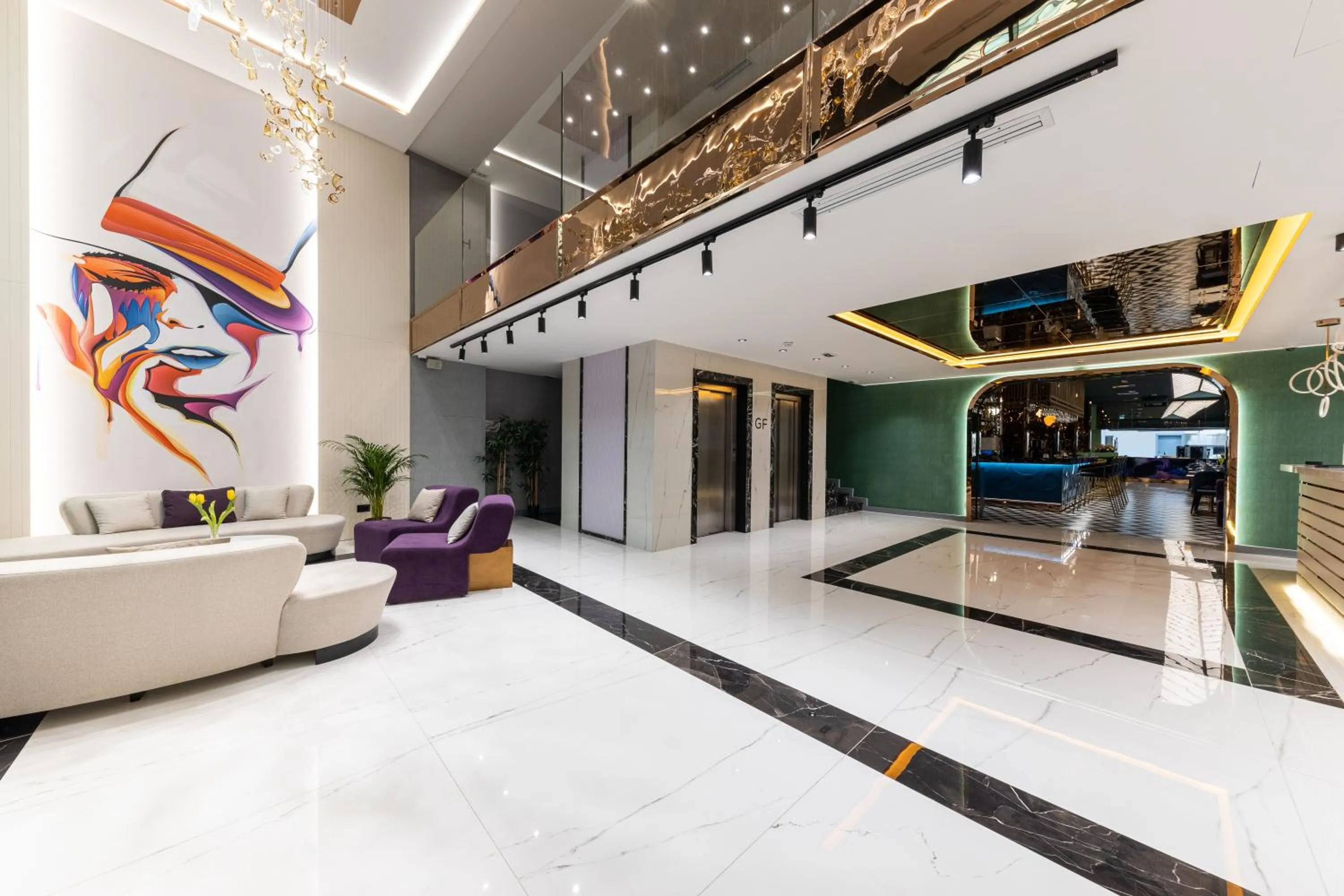 Lobby or reception in Calisi Hotel