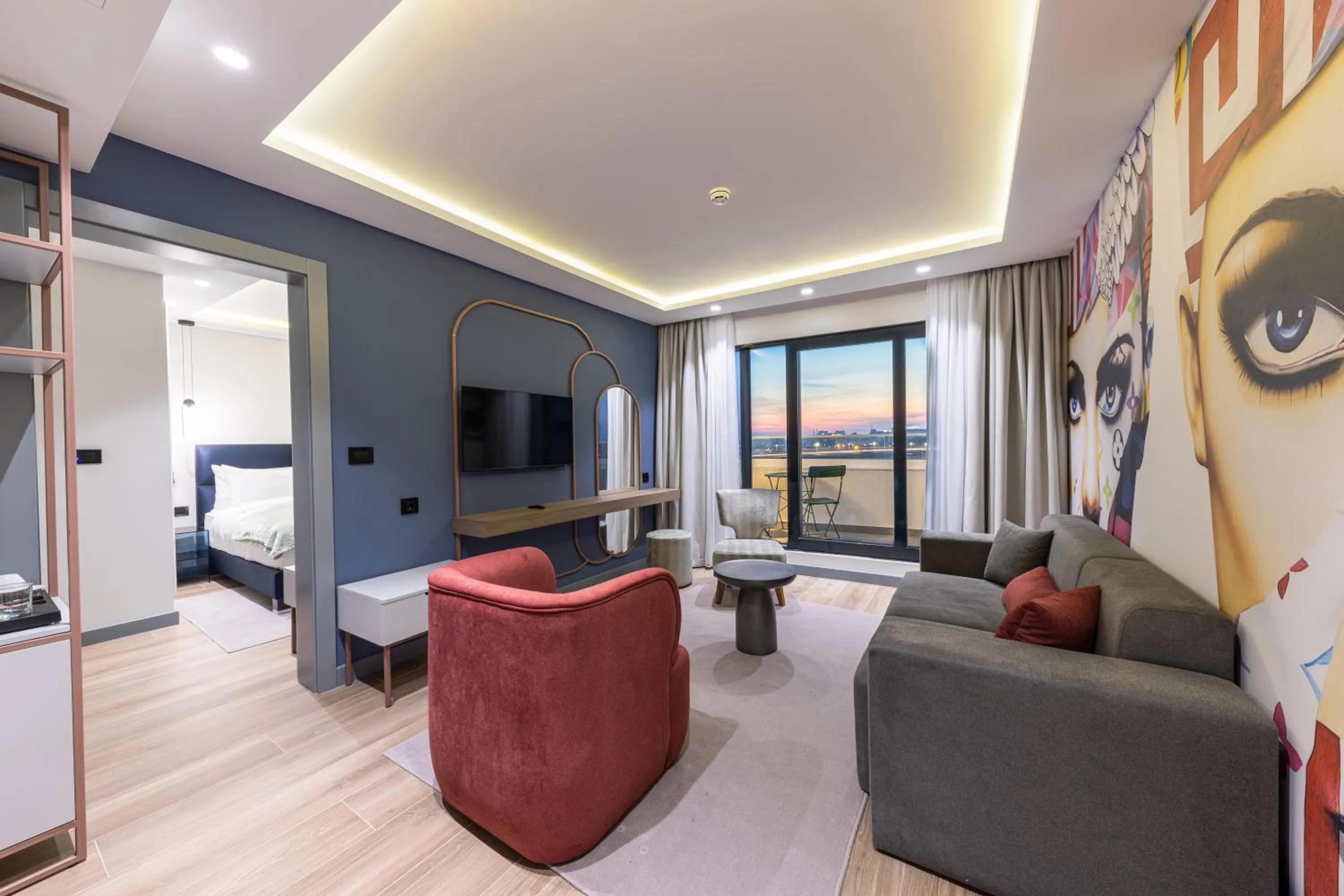 City view in Calisi Hotel