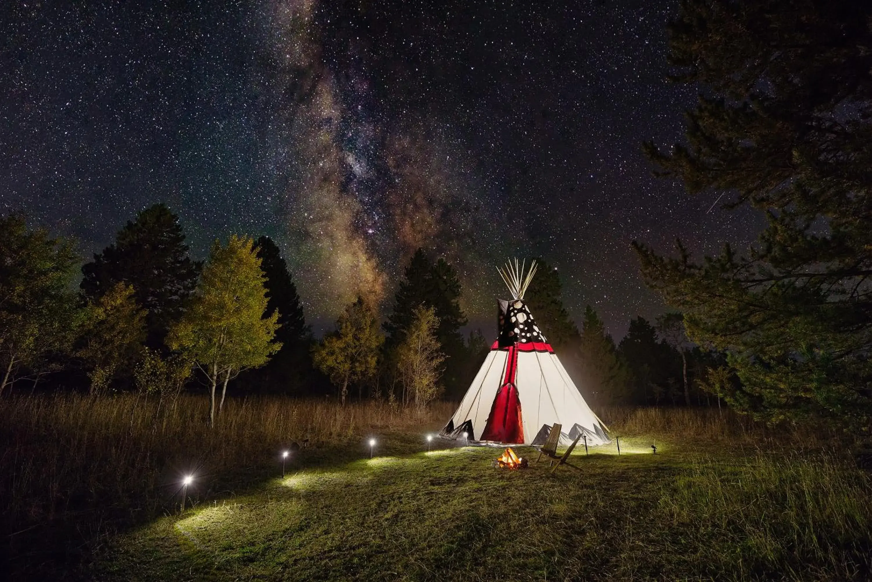 Yellowstone Family Tepee in Starlight Retreat Yellowstone Yellowstone Family Tepee in Starlight Retreat Yellowstone