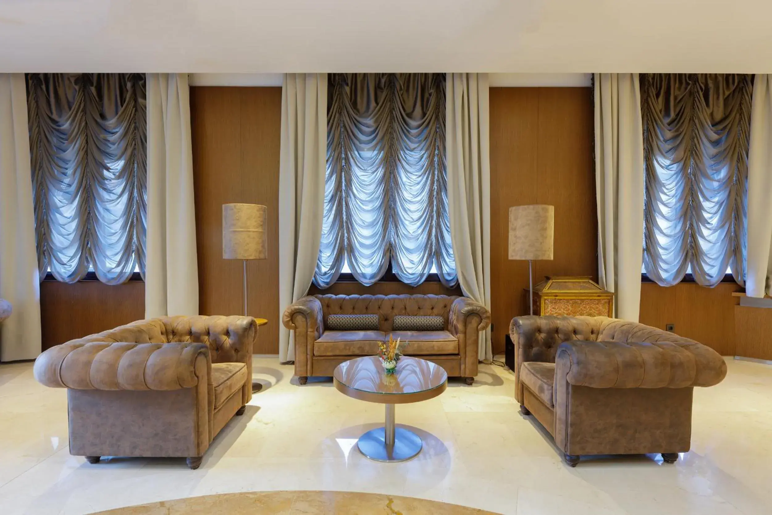 Lobby or reception in Hotel Reina Cristina Lobby or reception in Hotel Reina Cristina