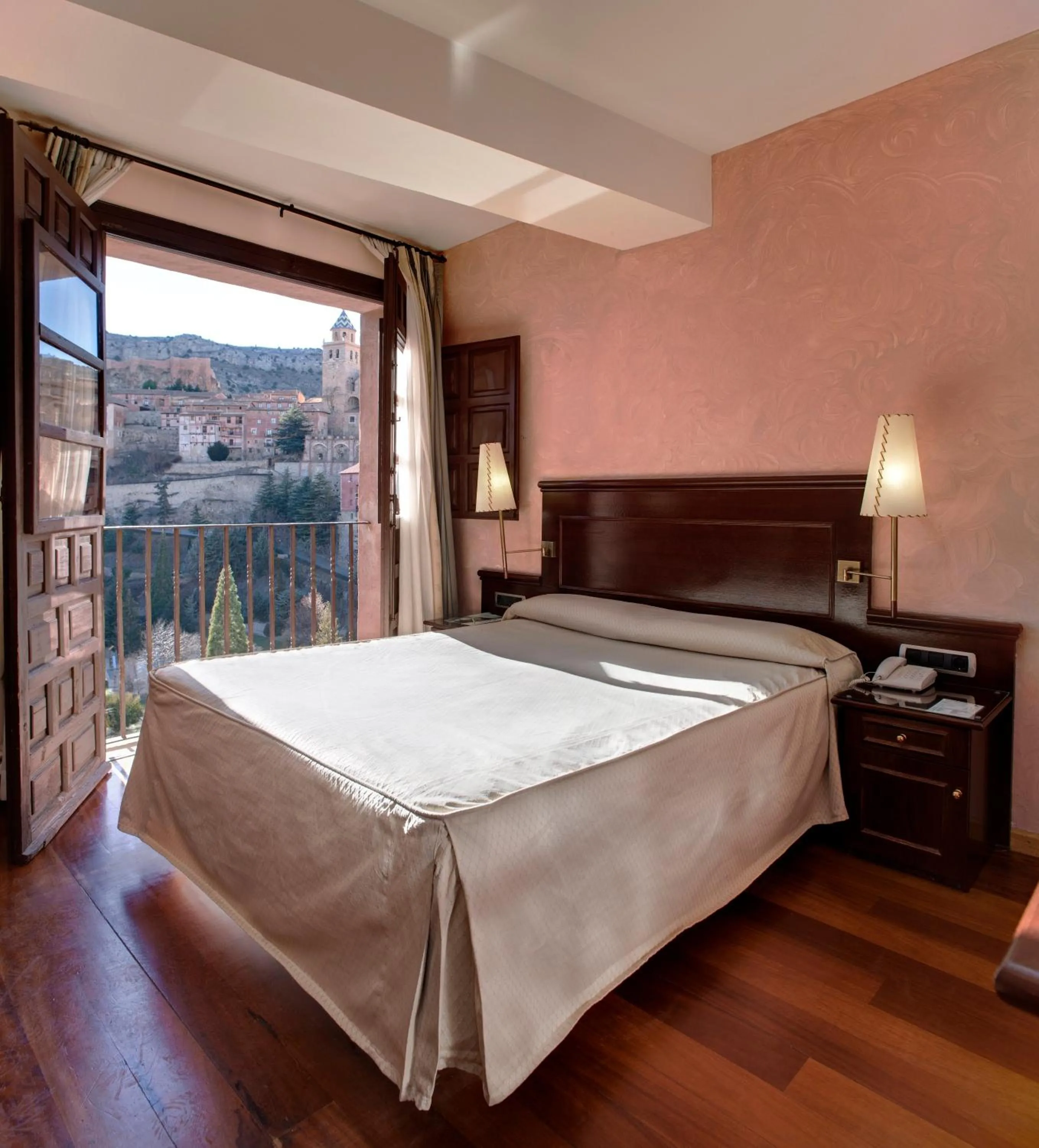 Bed in Hotel Albarracín