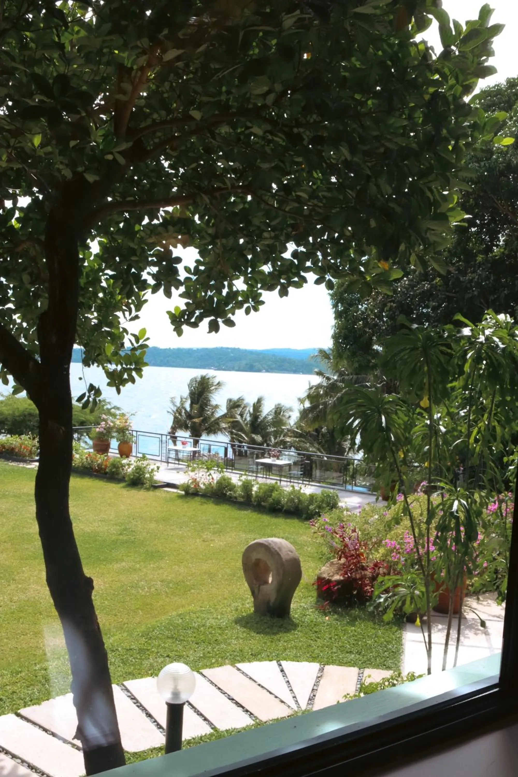 Garden view in Nuuk Taal Lake