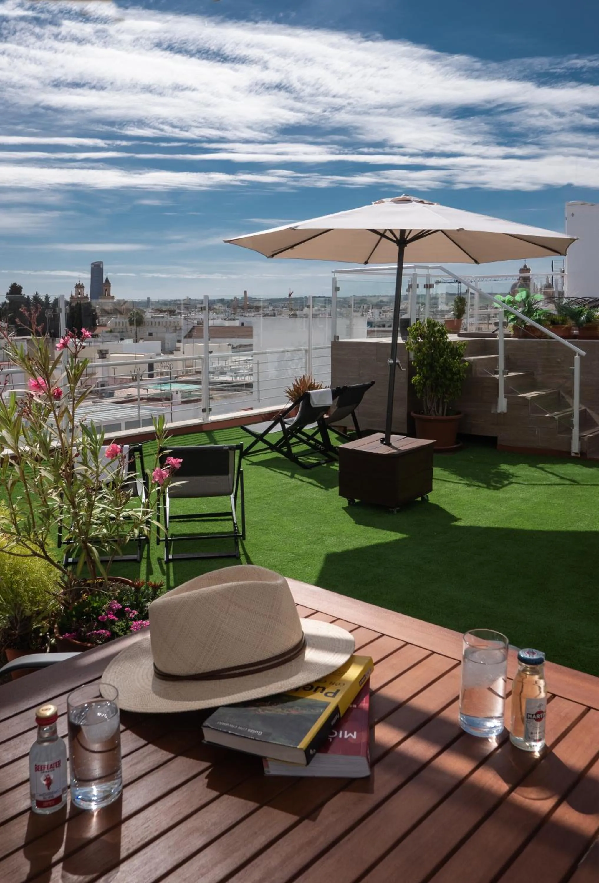 Solarium in Hotel Plaza Santa Lucía