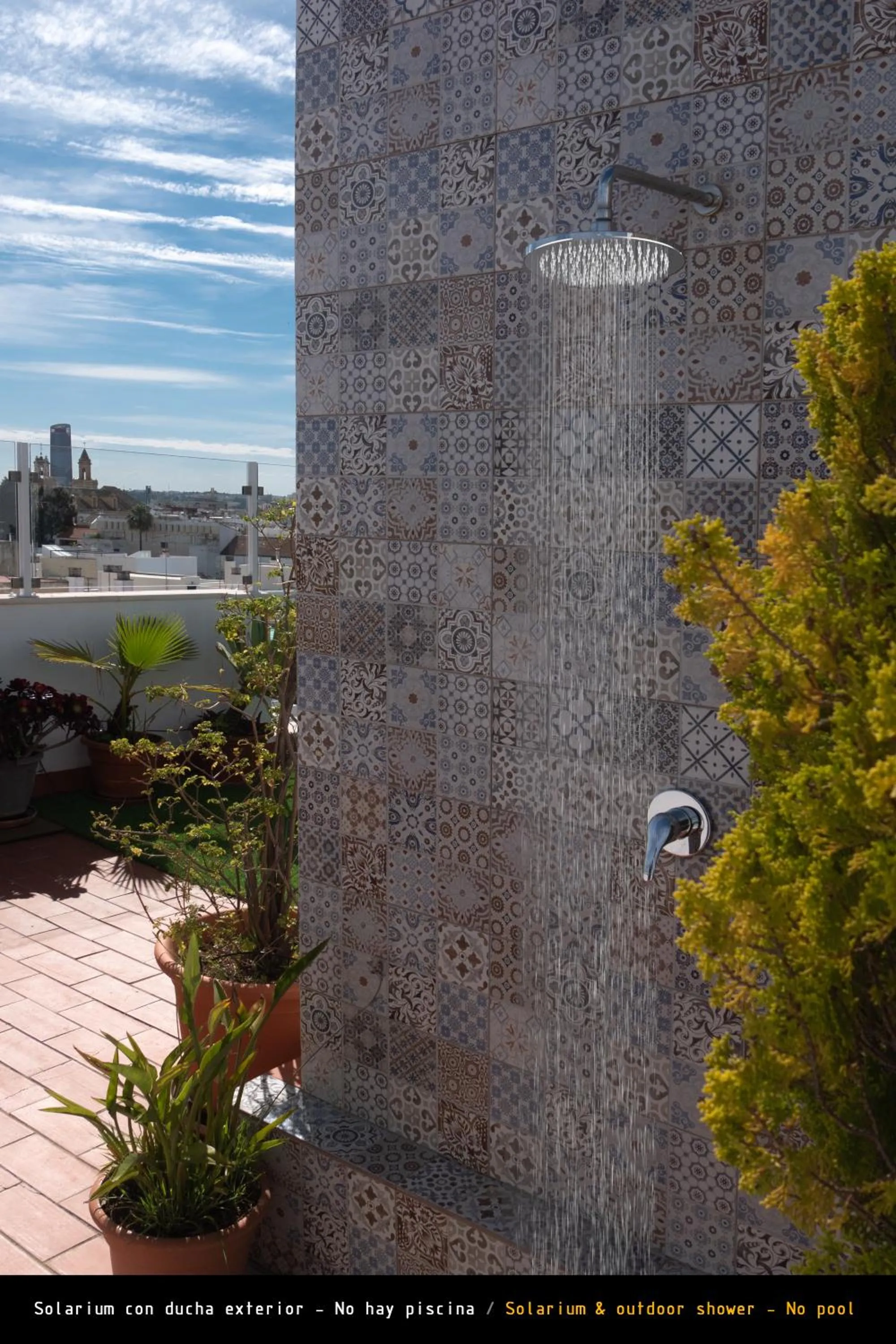 Solarium in Hotel Plaza Santa Lucía