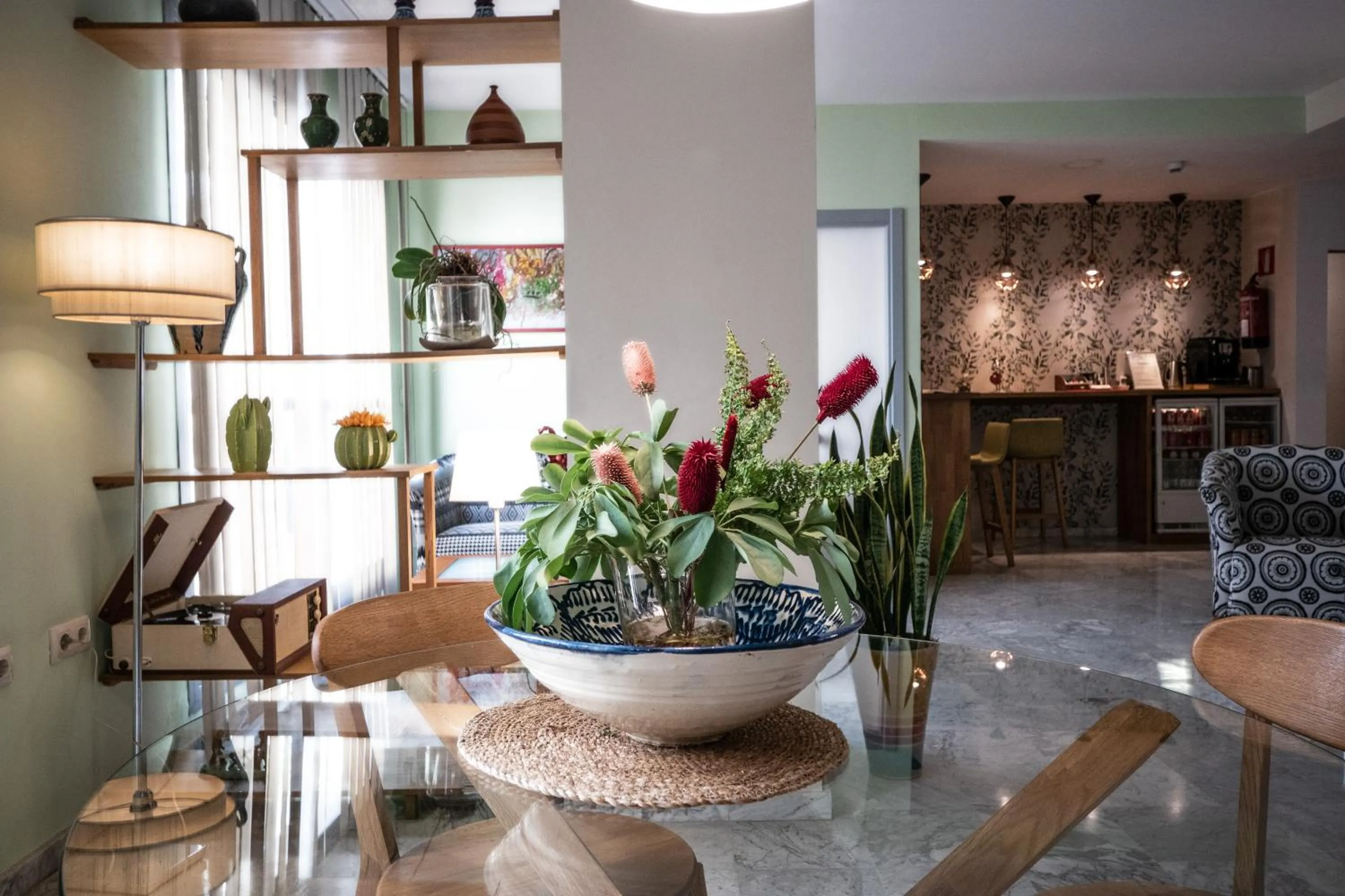 Seating area in Hotel Plaza Santa Lucía