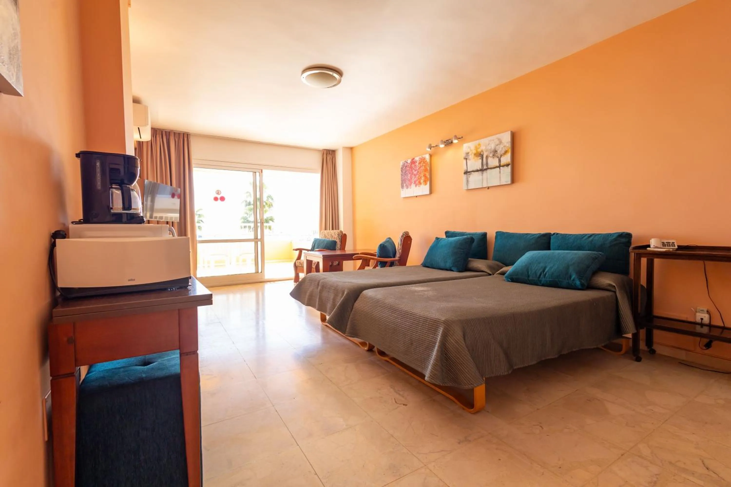 Bed in Apartamentos La Jabega