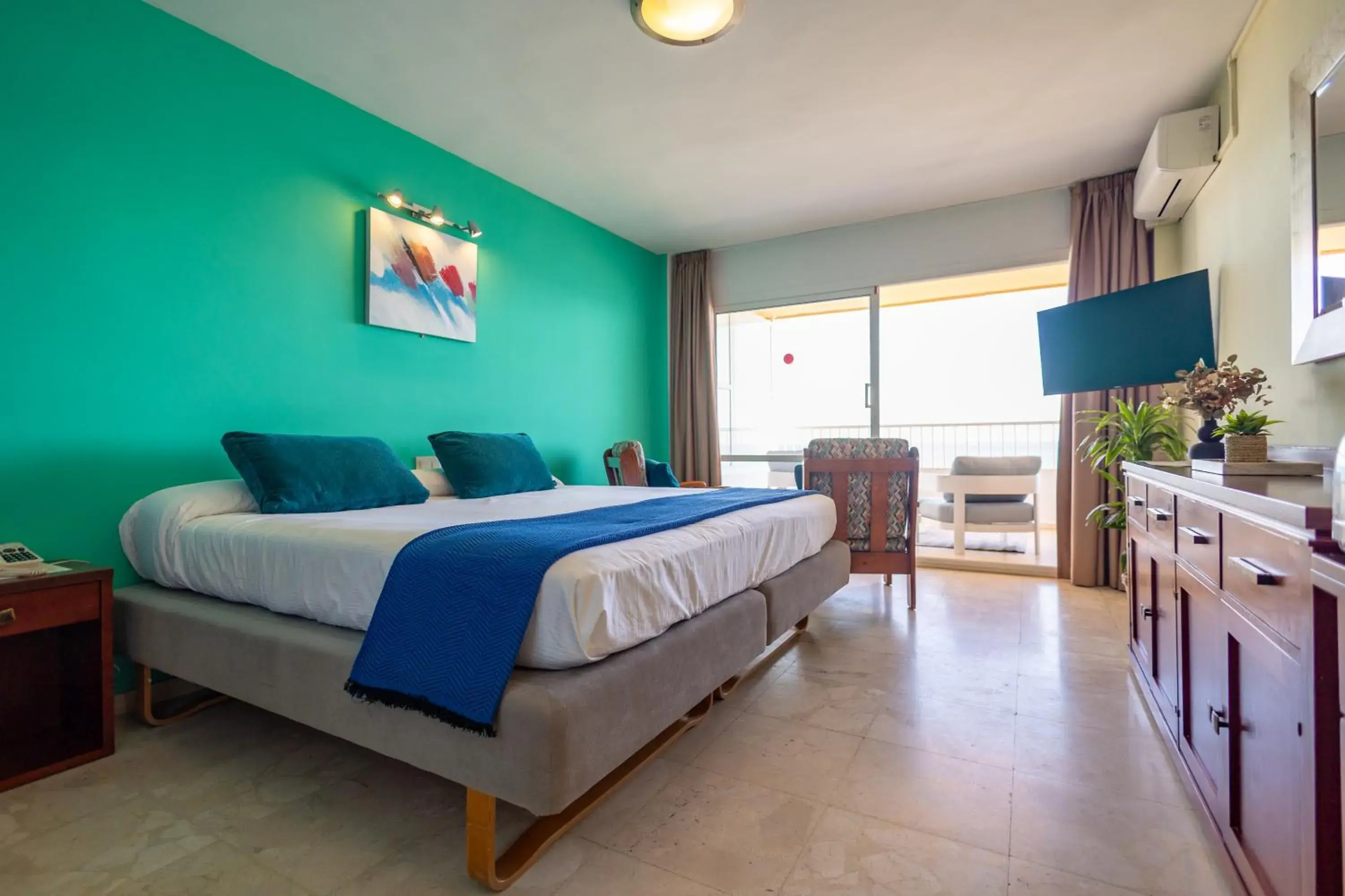 Bed in Apartamentos La Jabega Bed in Apartamentos La Jabega