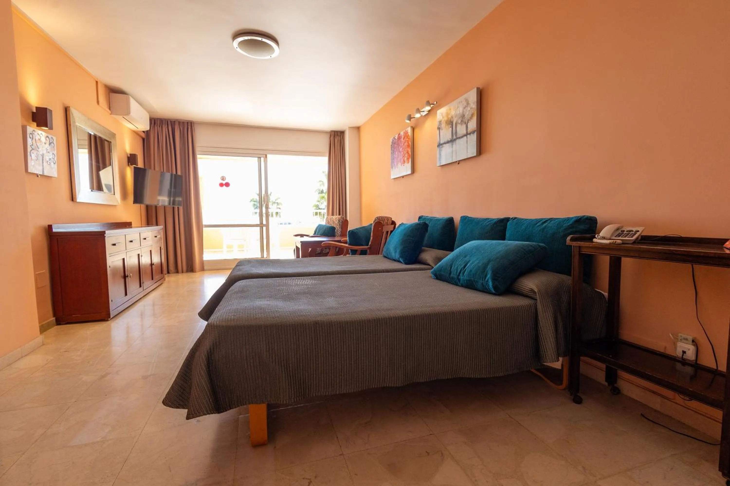 Bed in Apartamentos La Jabega