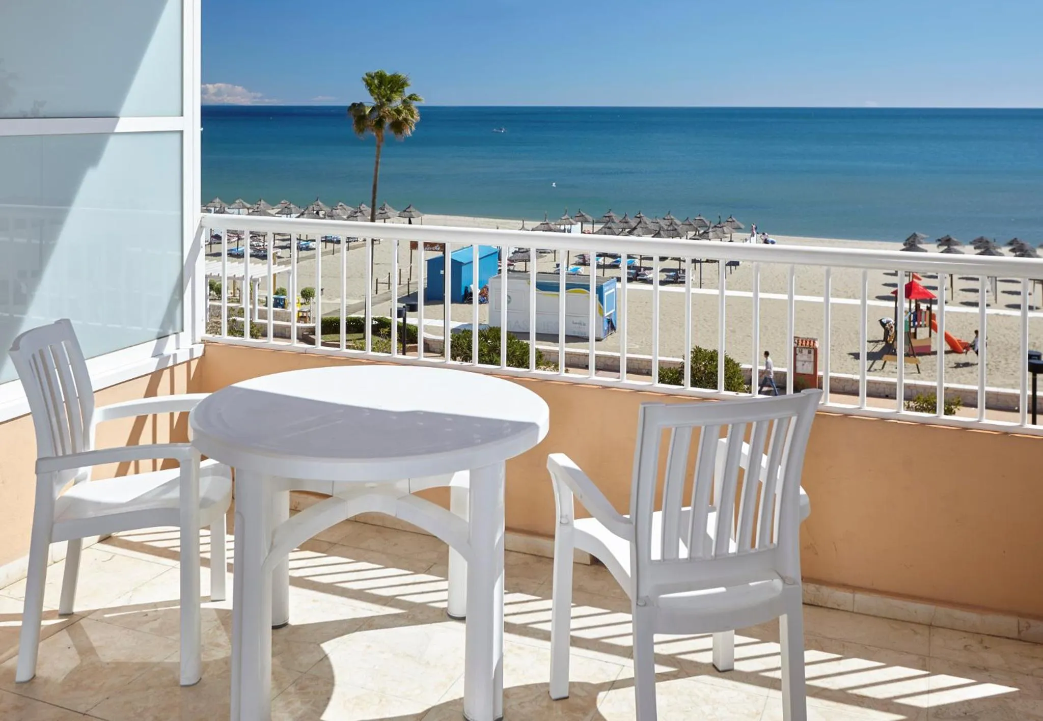 Beach in Apartamentos La Jabega