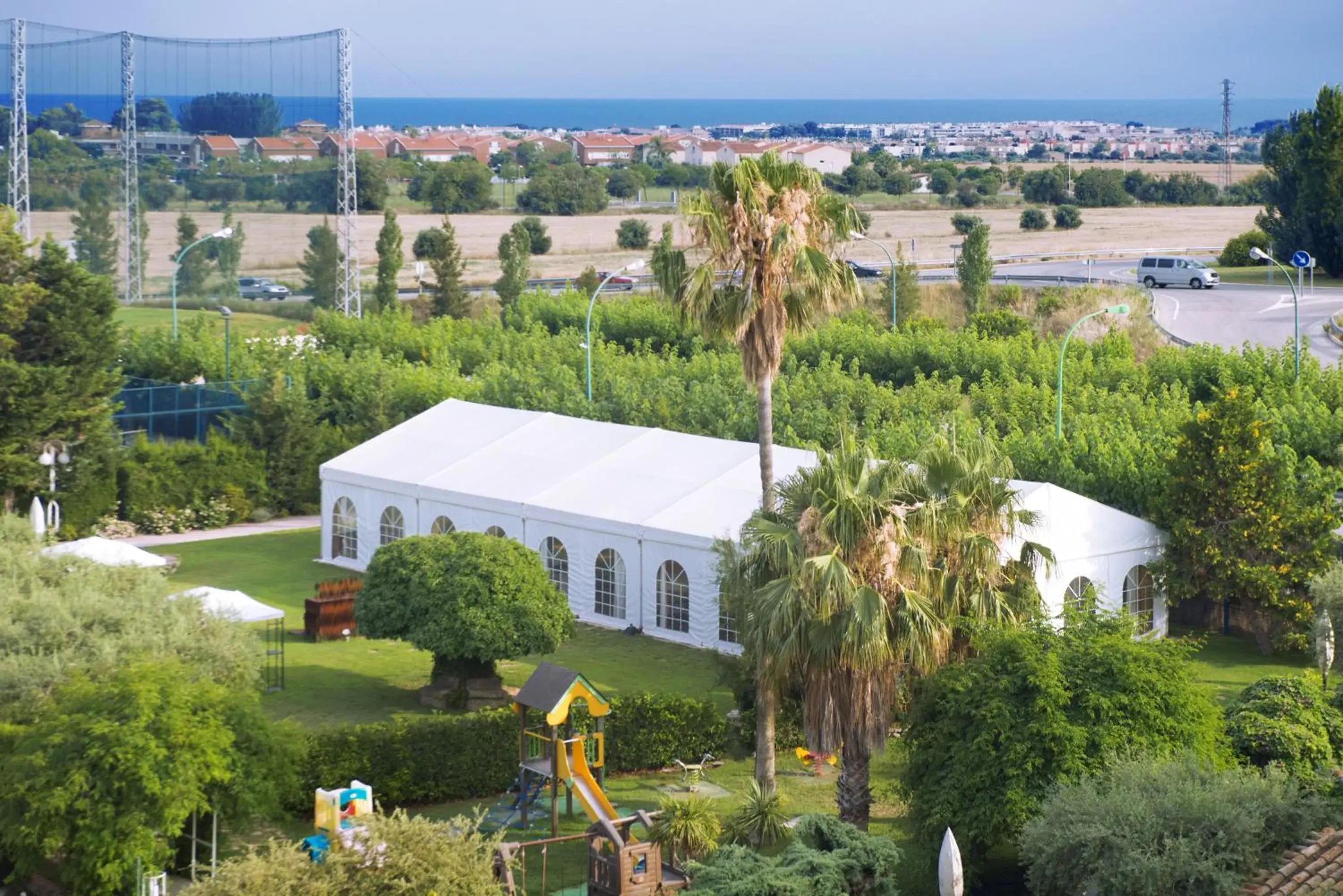 Garden view in Mas Gallau Garden view in Mas Gallau