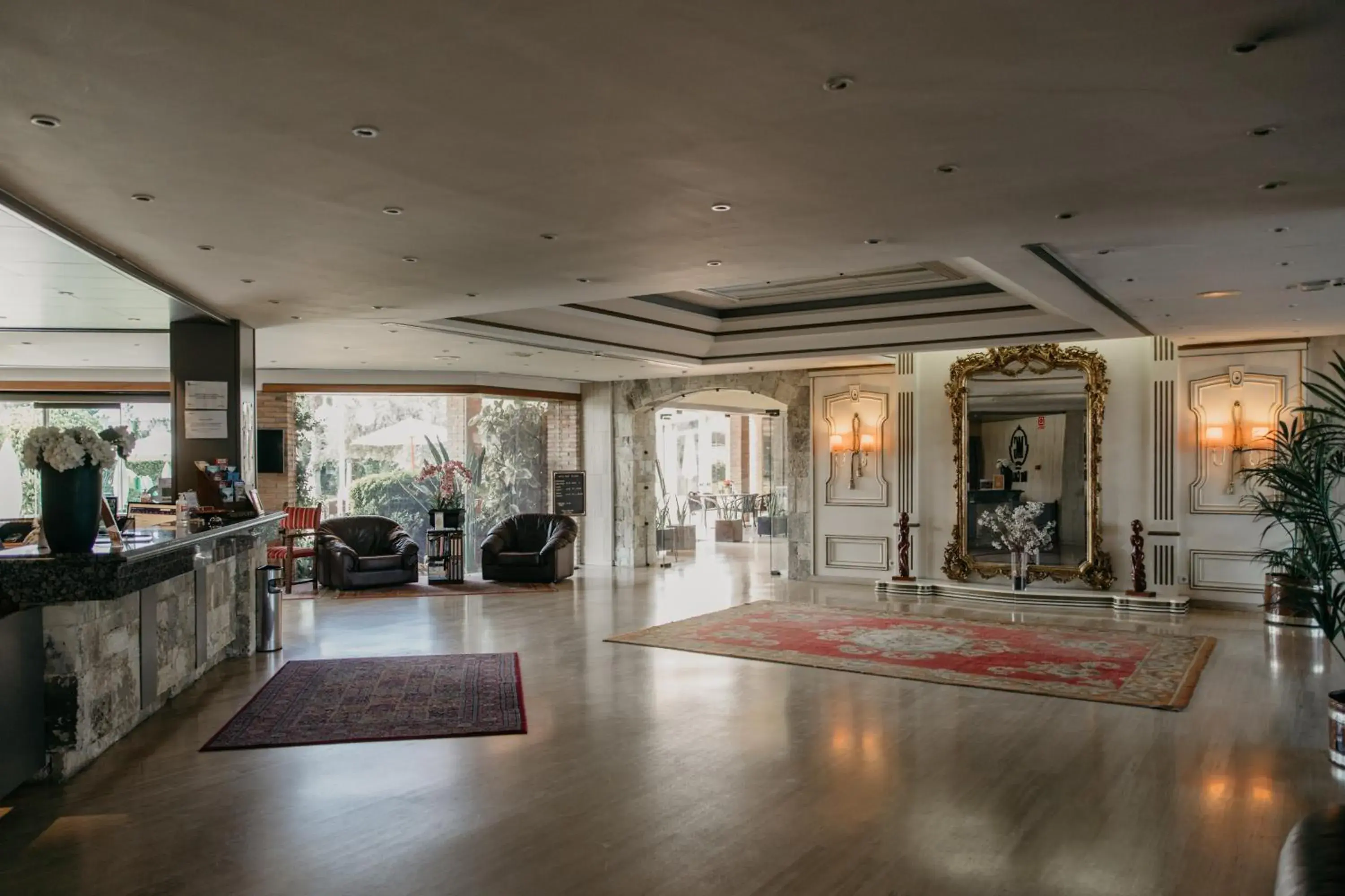 Lobby or reception in Mas Gallau Lobby or reception in Mas Gallau