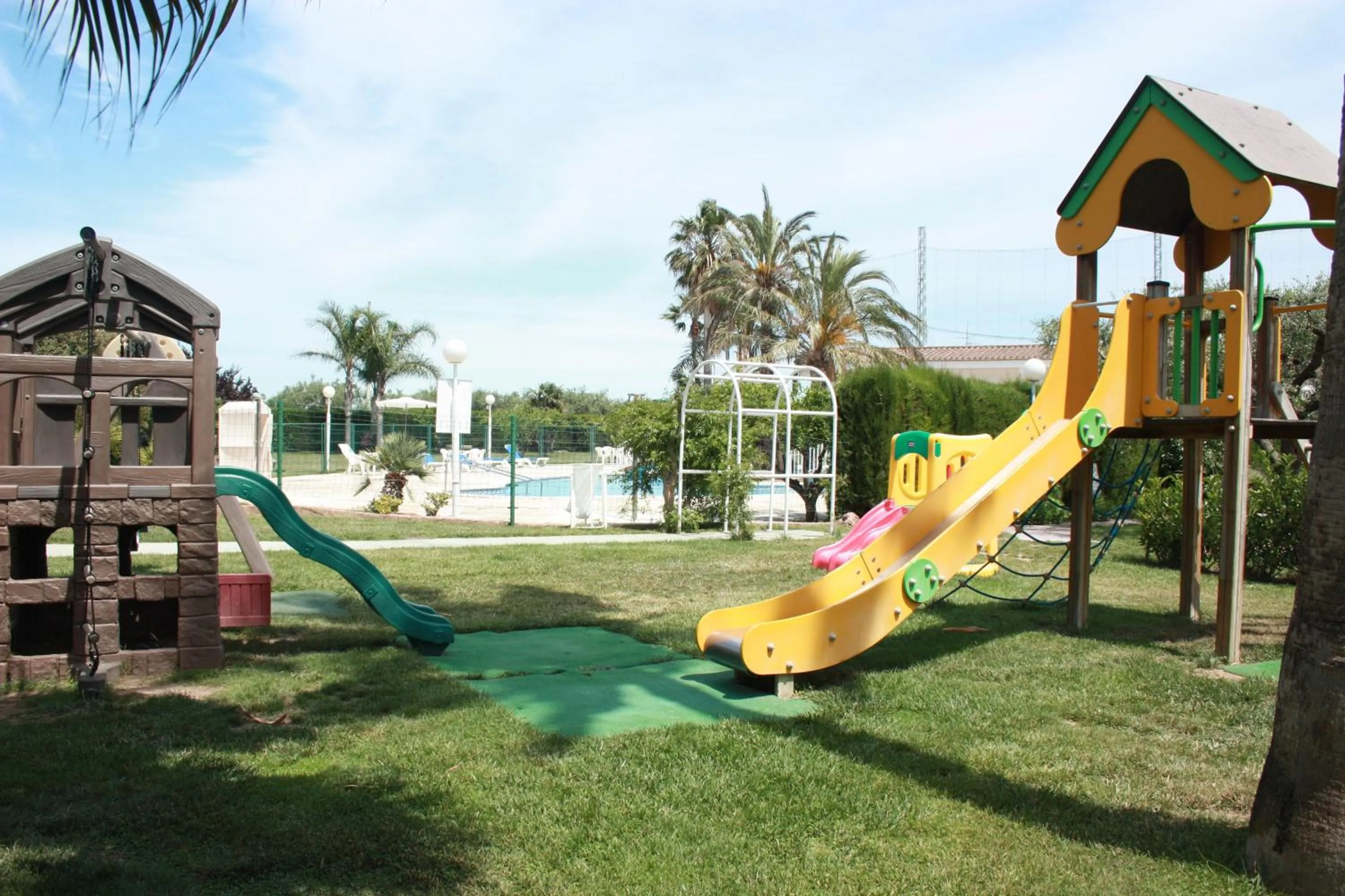 Children play ground in Mas Gallau