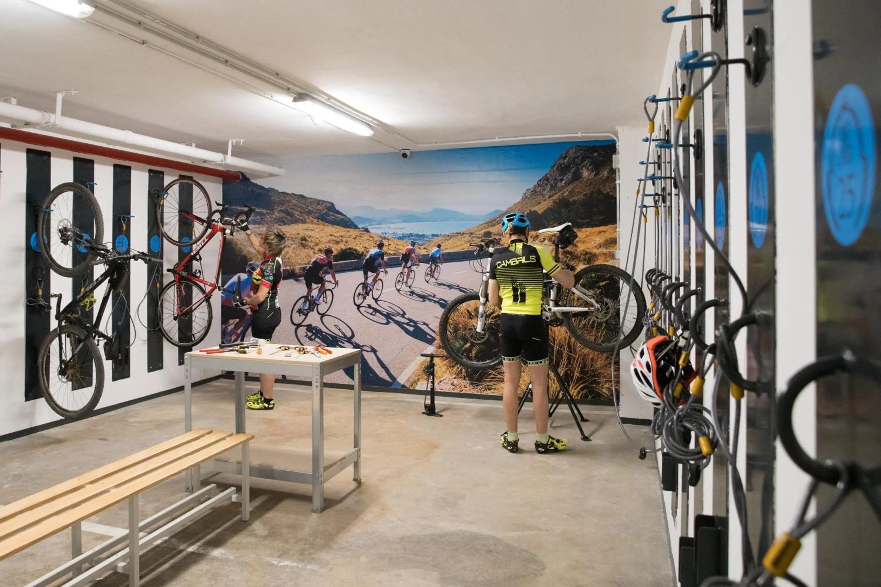 Cycling in Mas Gallau