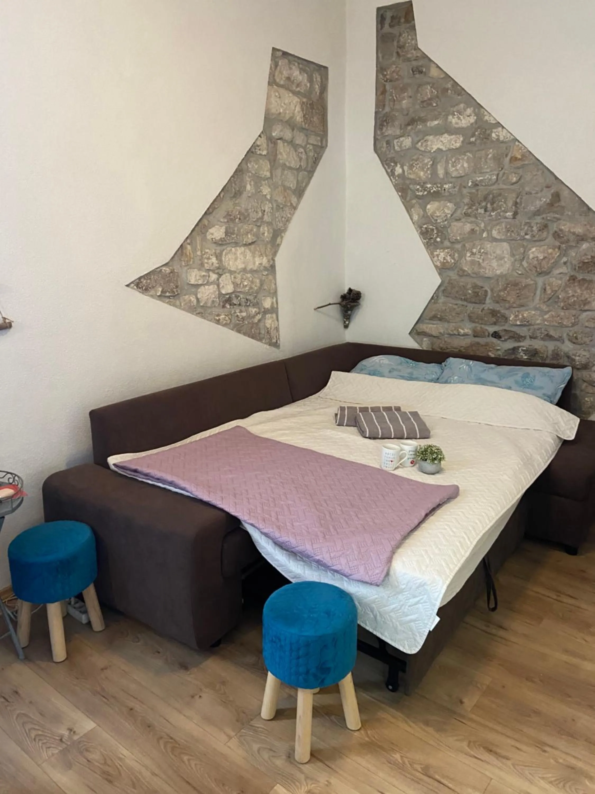 Bed in Dragazzo apartment