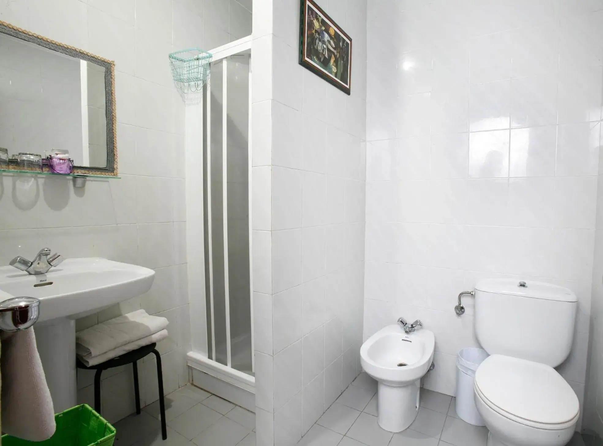 Twin Room in Hotel Ripa Twin Room in Hotel Ripa