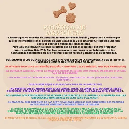 Animals in Hotel Villa San Juan