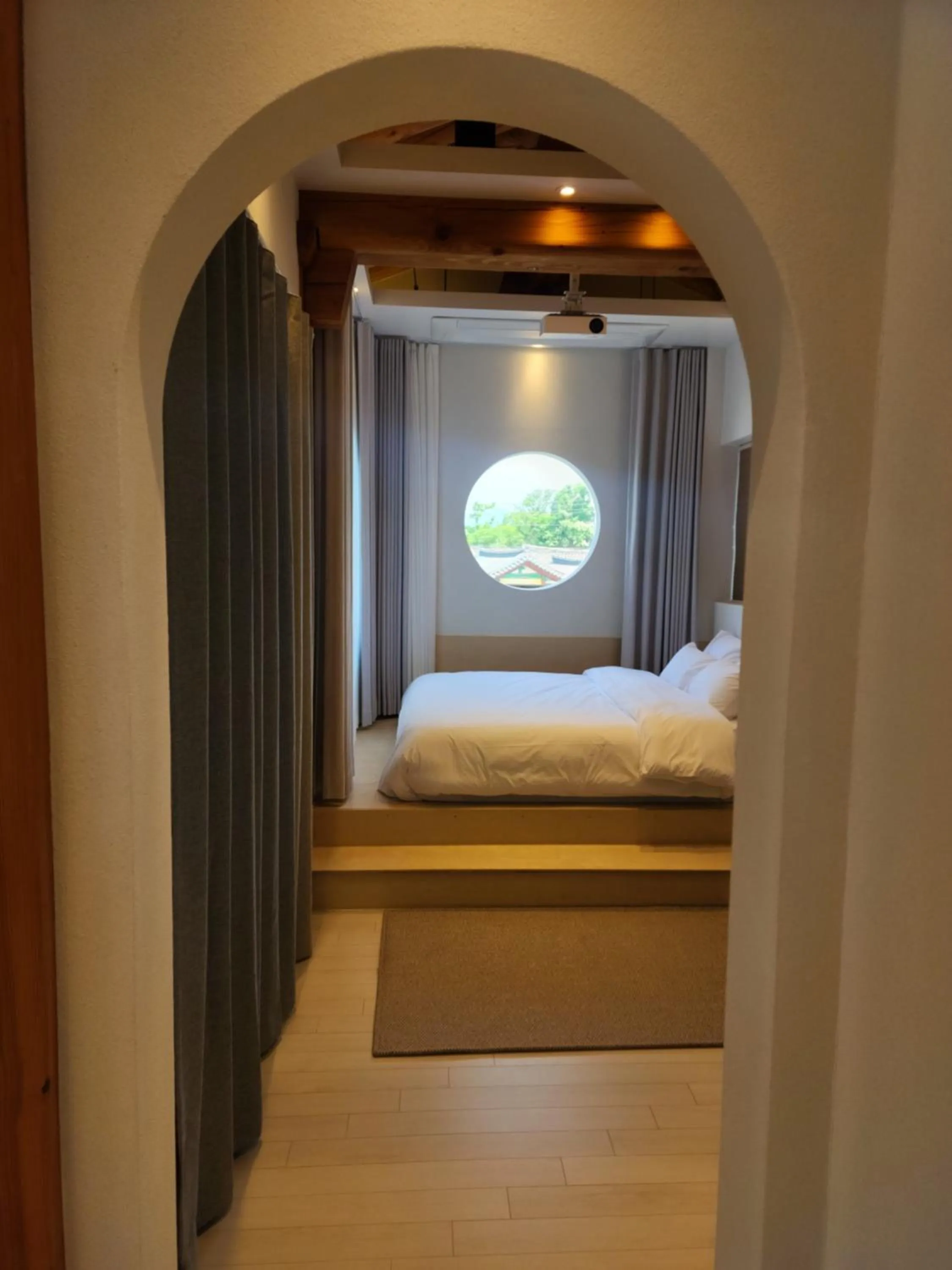 Bedroom, Bed in Hanokstay DUDURI