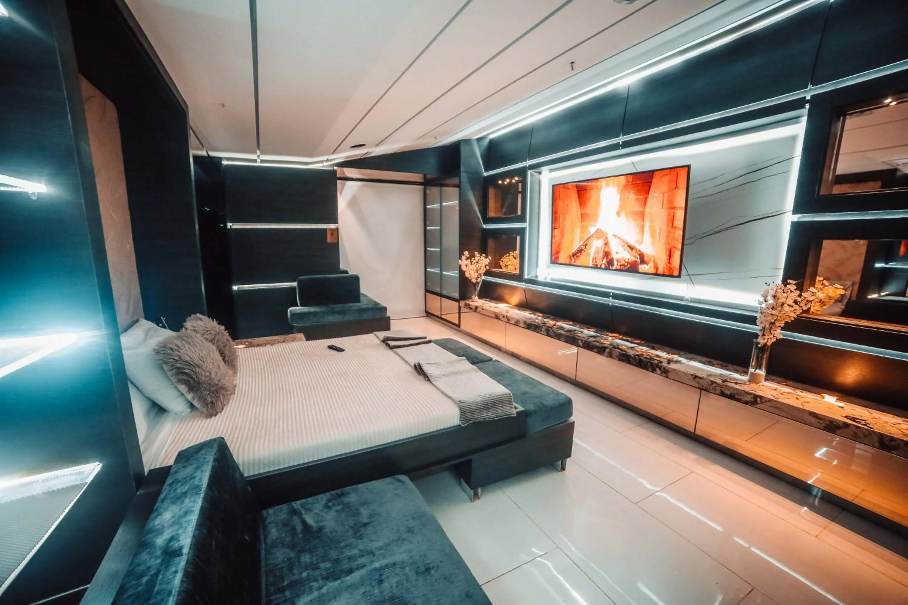 Bedroom in 1Million Luxury Suites