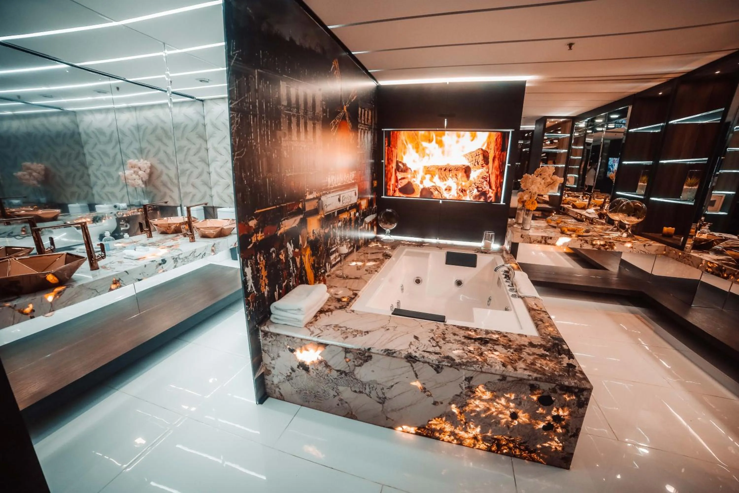 Bathroom in 1Million Luxury Suites