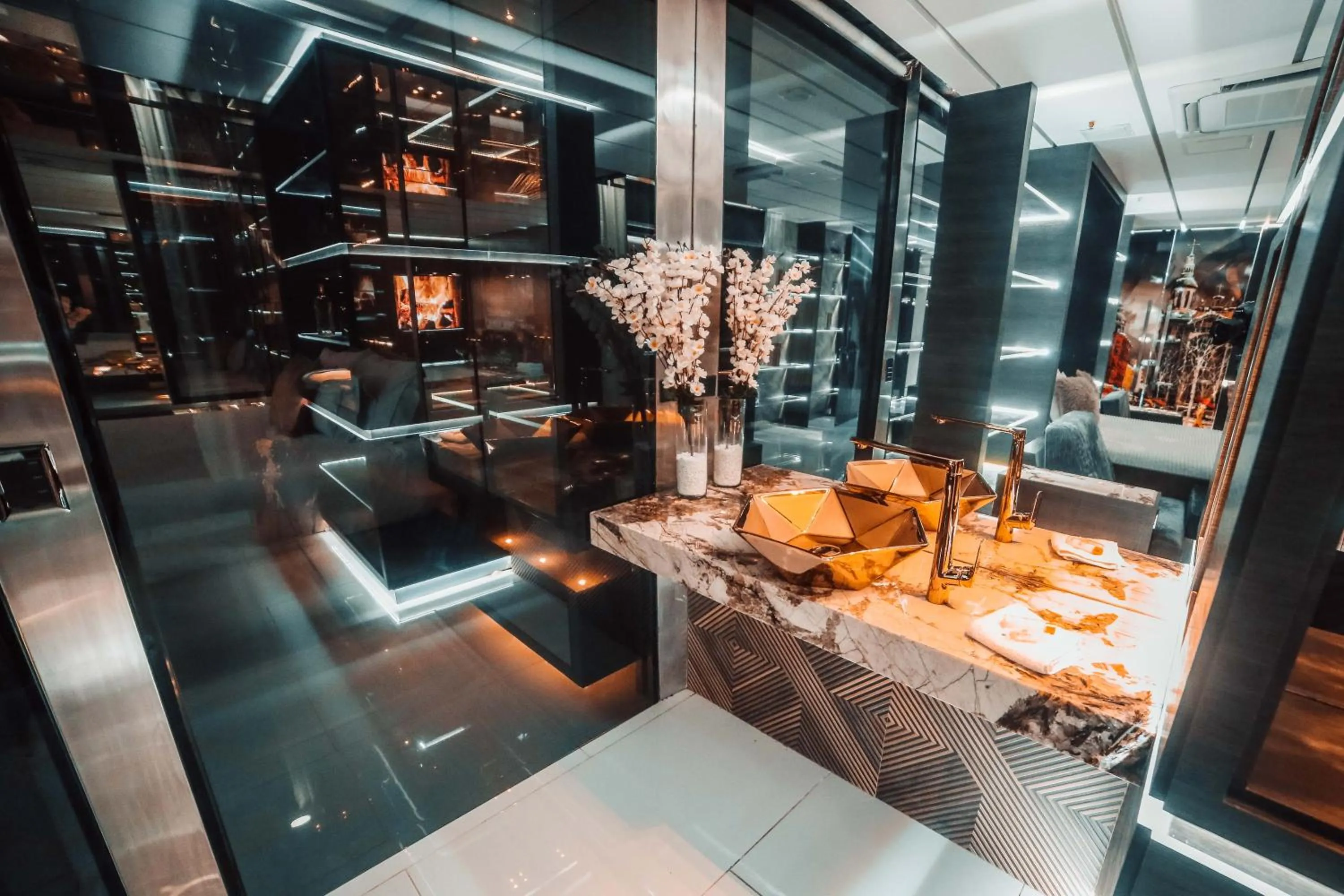 Bathroom in 1Million Luxury Suites