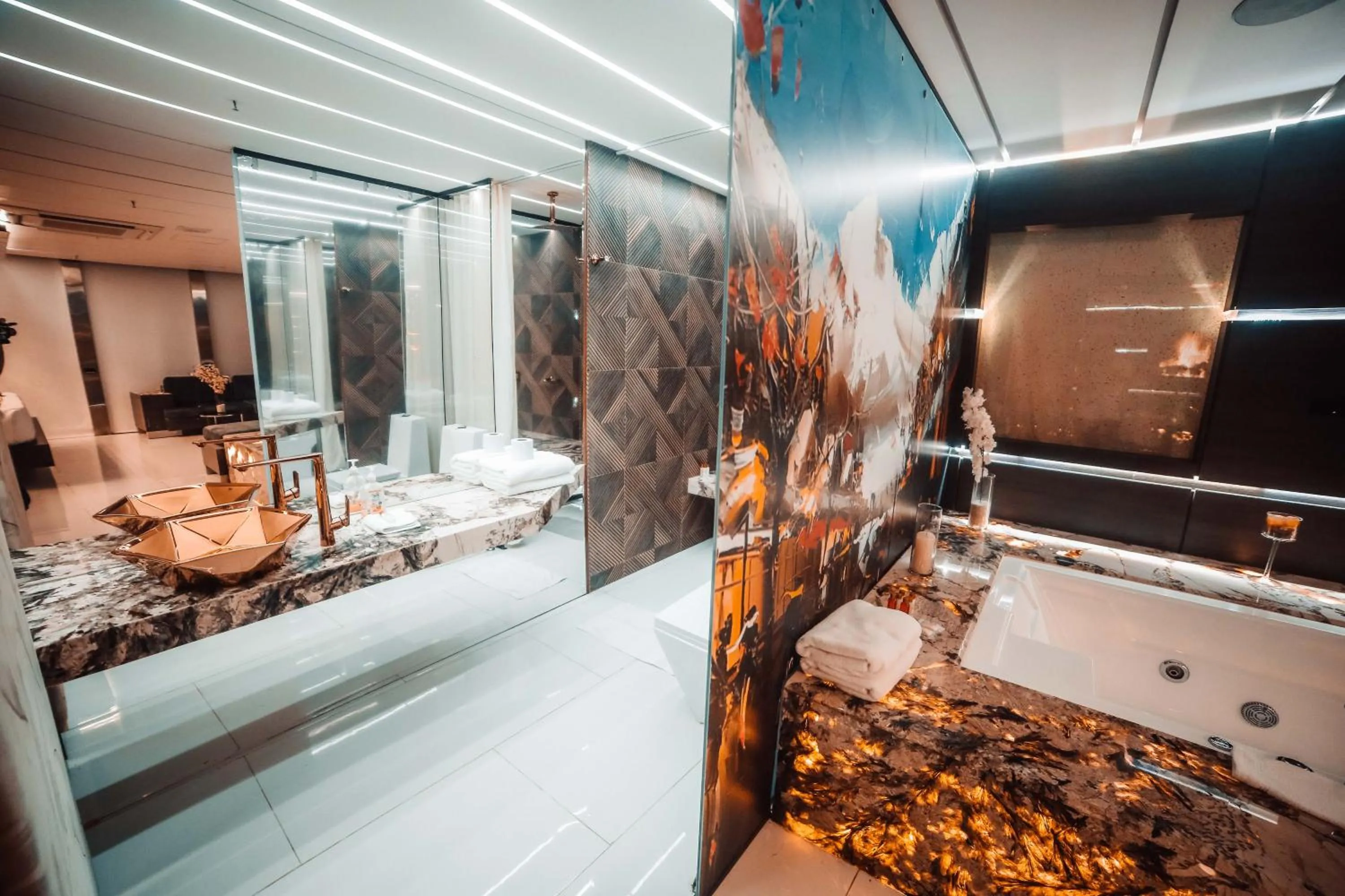 Shower in 1Million Luxury Suites