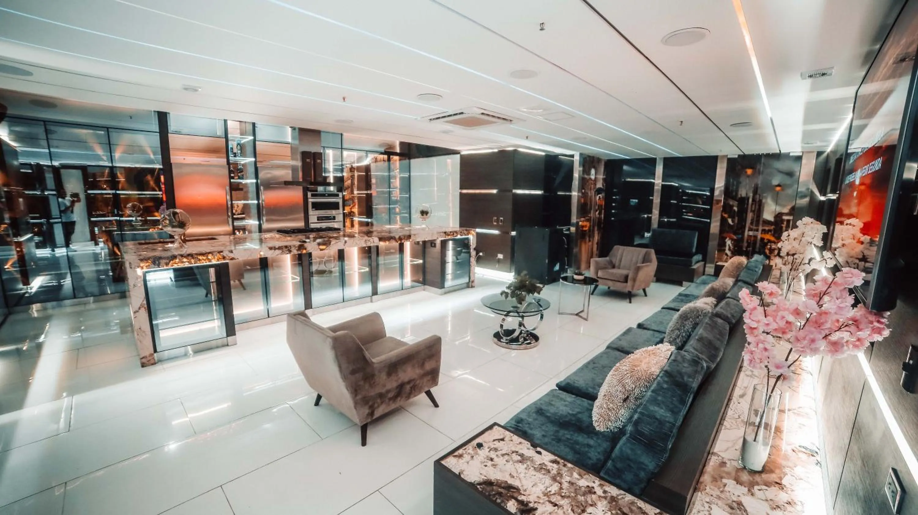 Living room in 1Million Luxury Suites