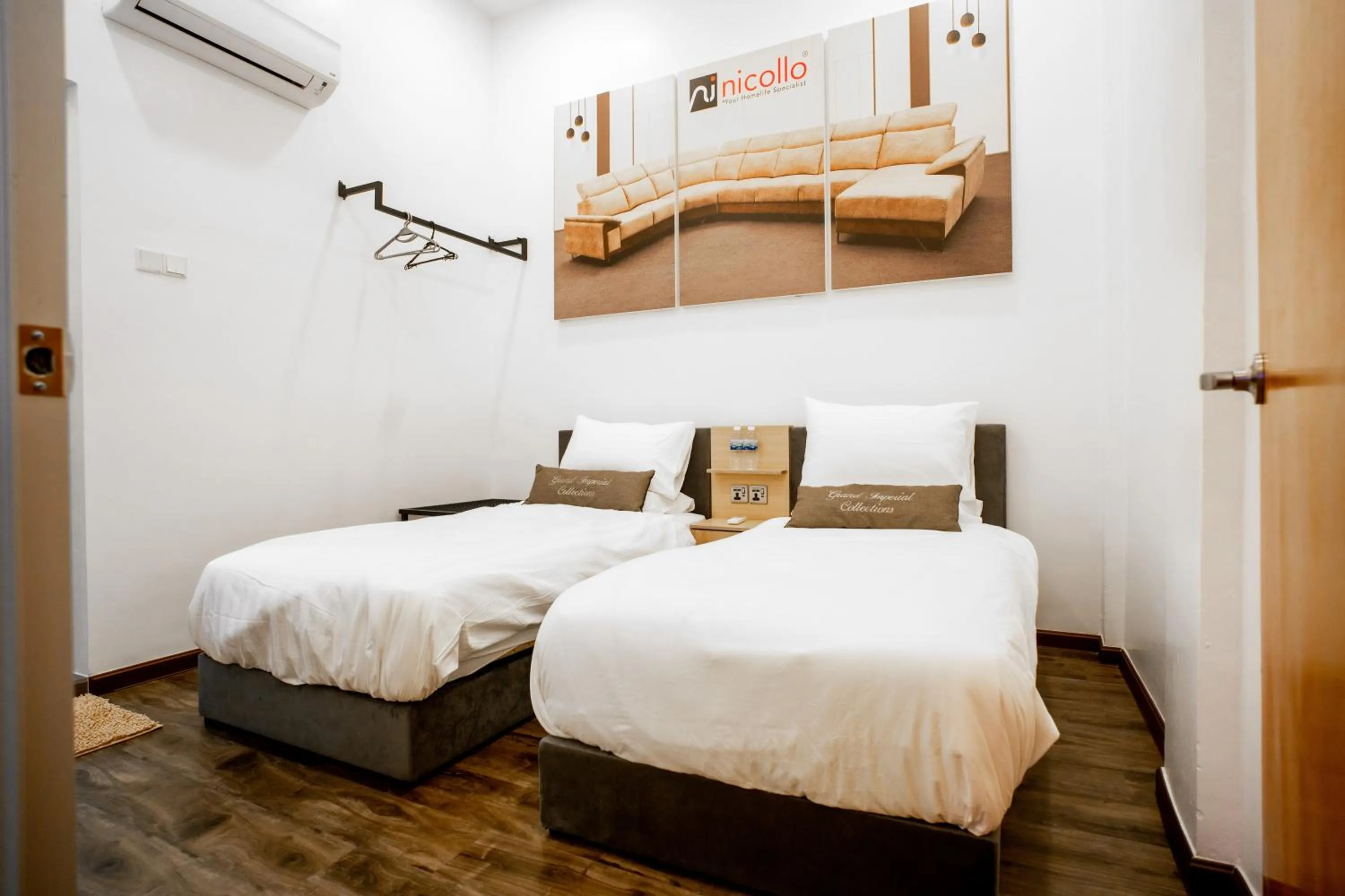 Bed in Norvinton Hotel