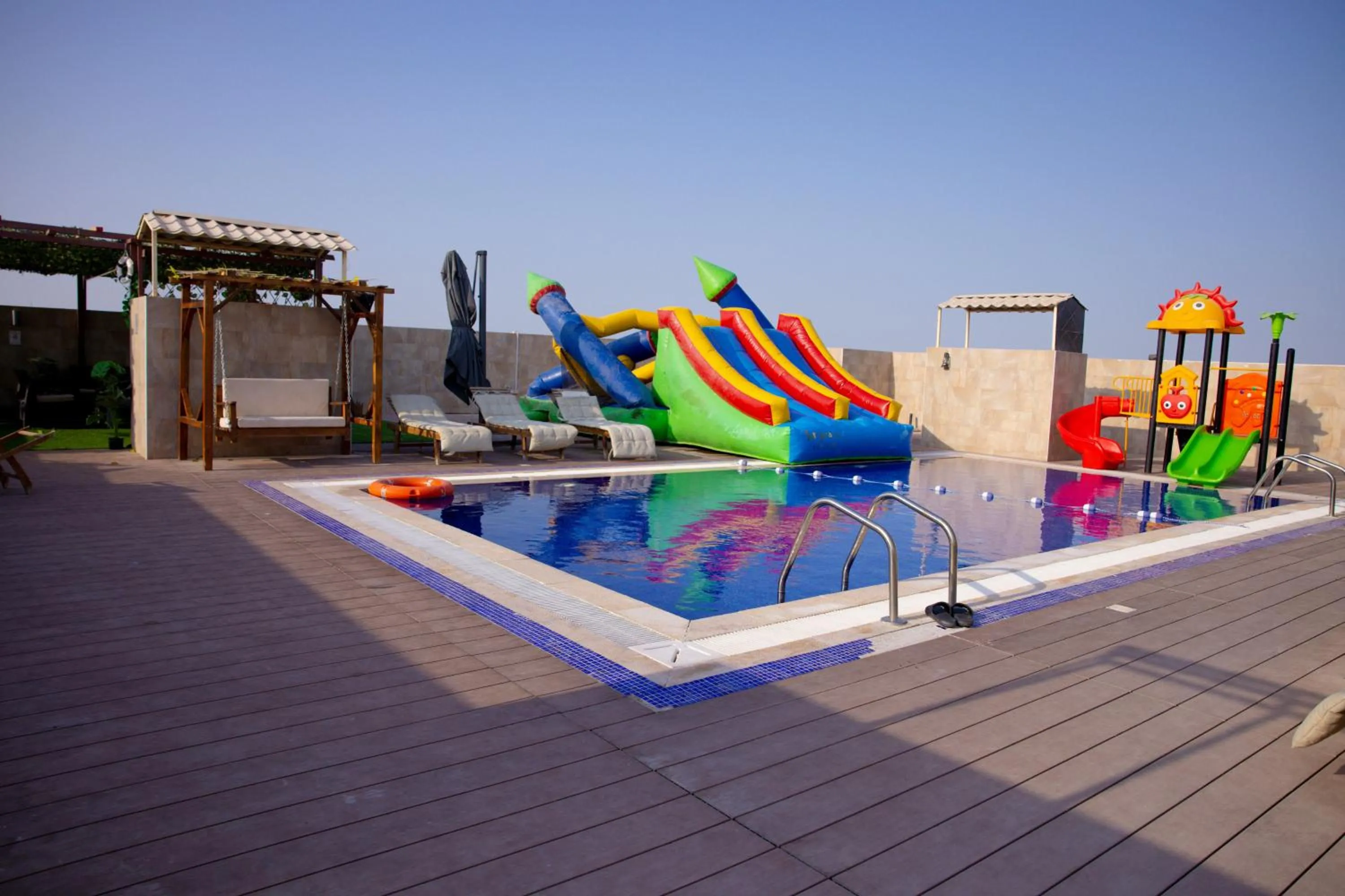 Aqua park in Abraj Royal Hotel