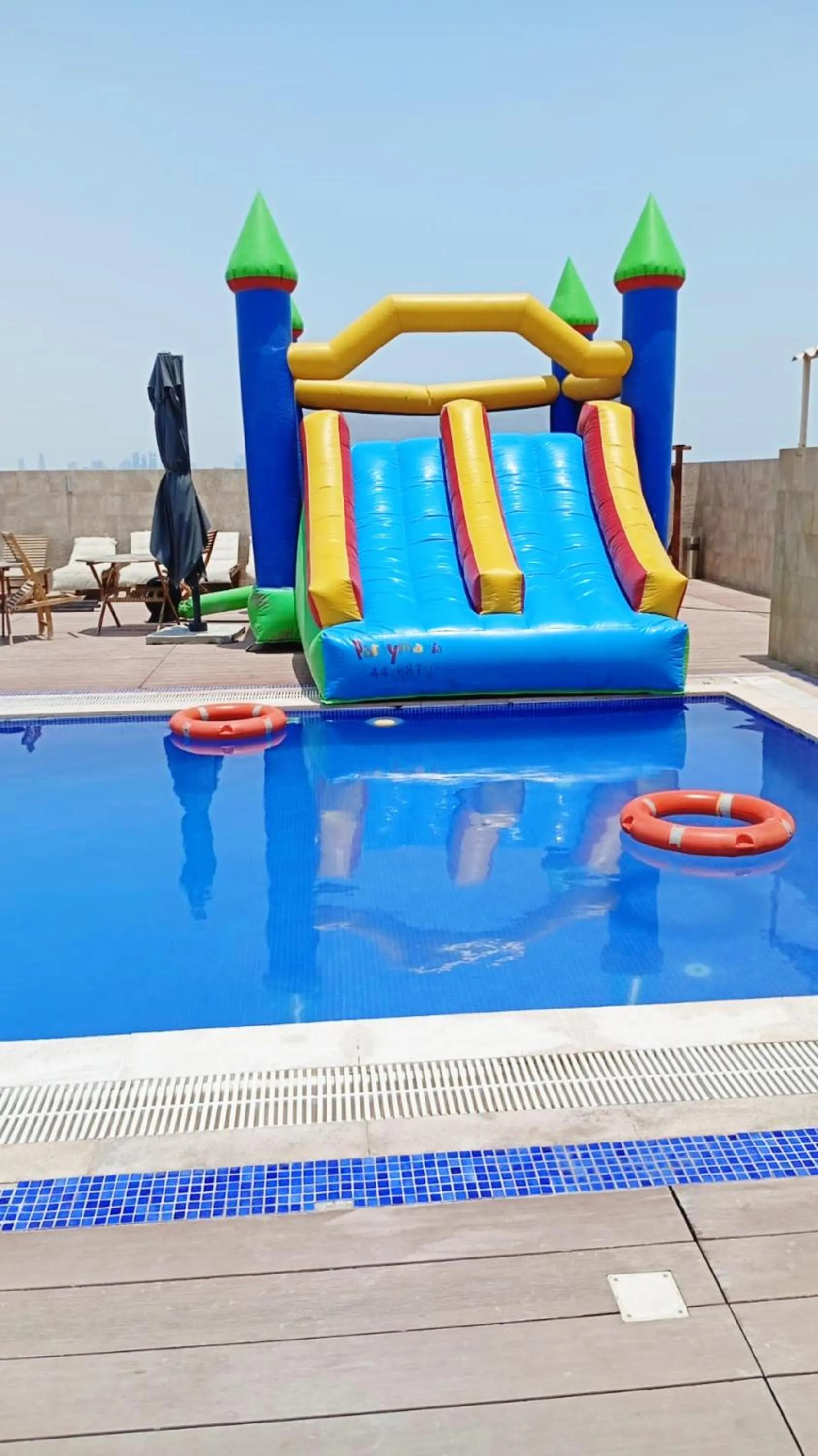 Aqua park in Abraj Royal Hotel