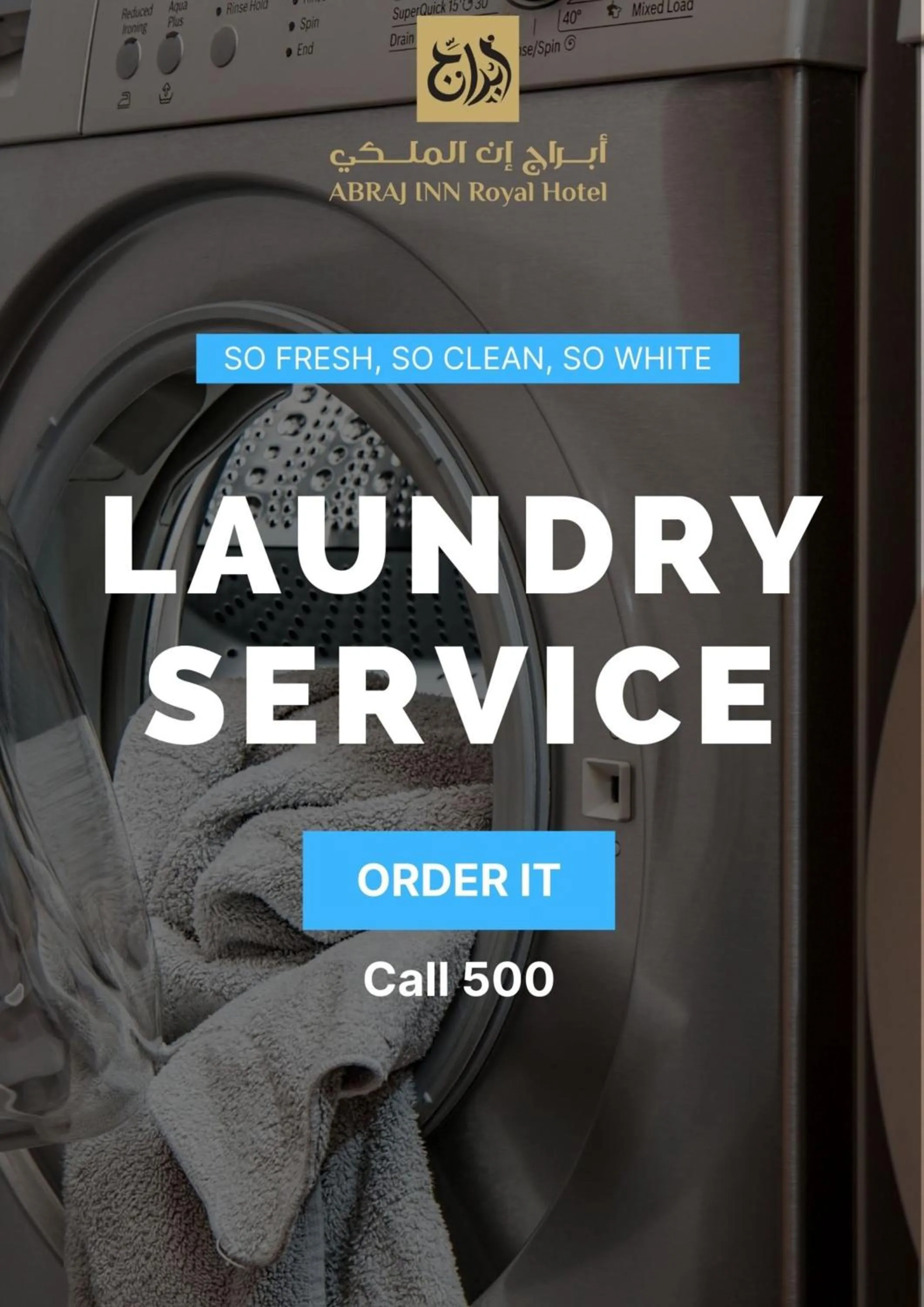 laundry in Abraj Royal Hotel