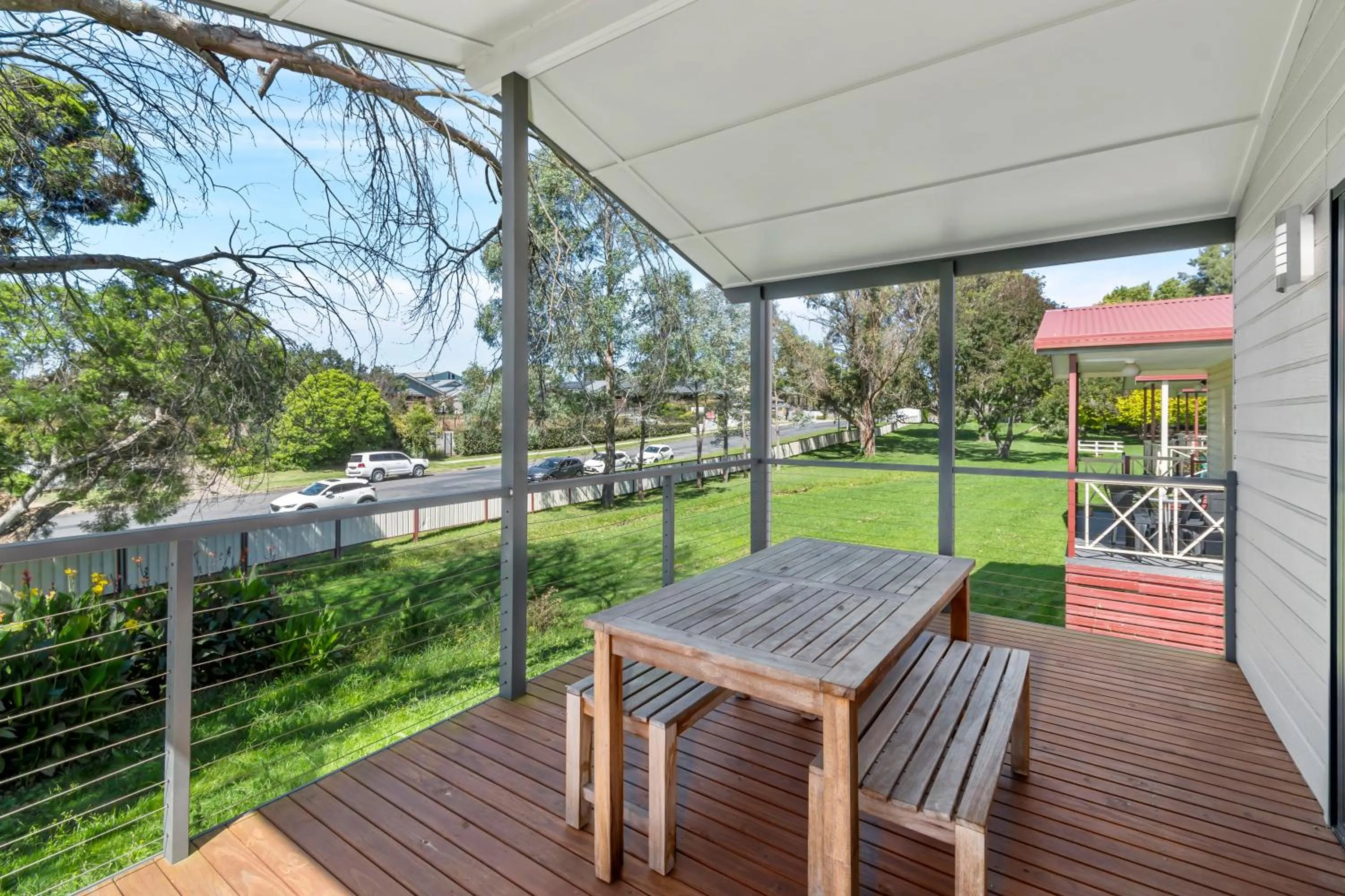 Patio in Moss Vale Holiday Park