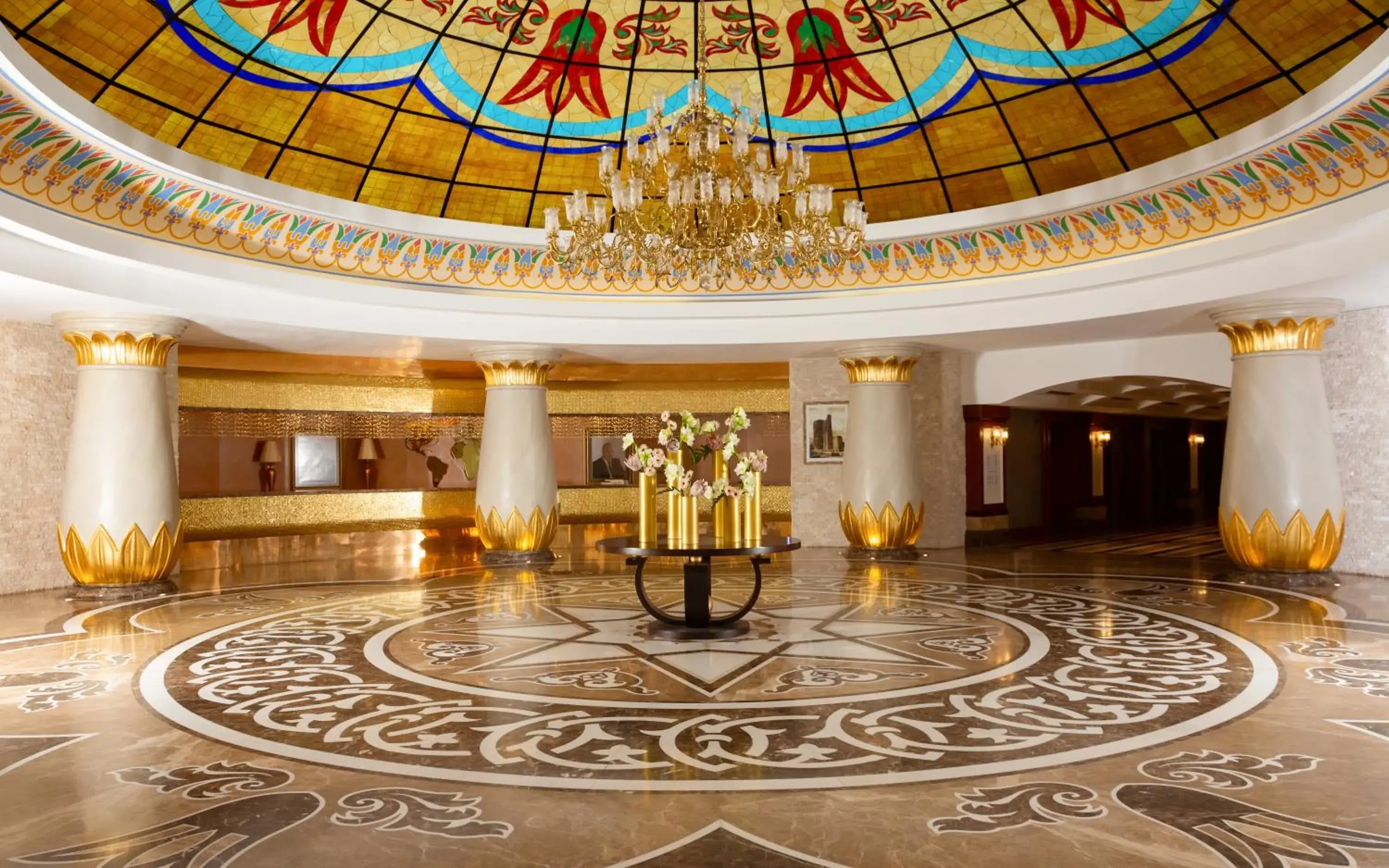 Lobby or reception in Badamdar Hotel and Residences Lobby or reception in Badamdar Hotel and Residences