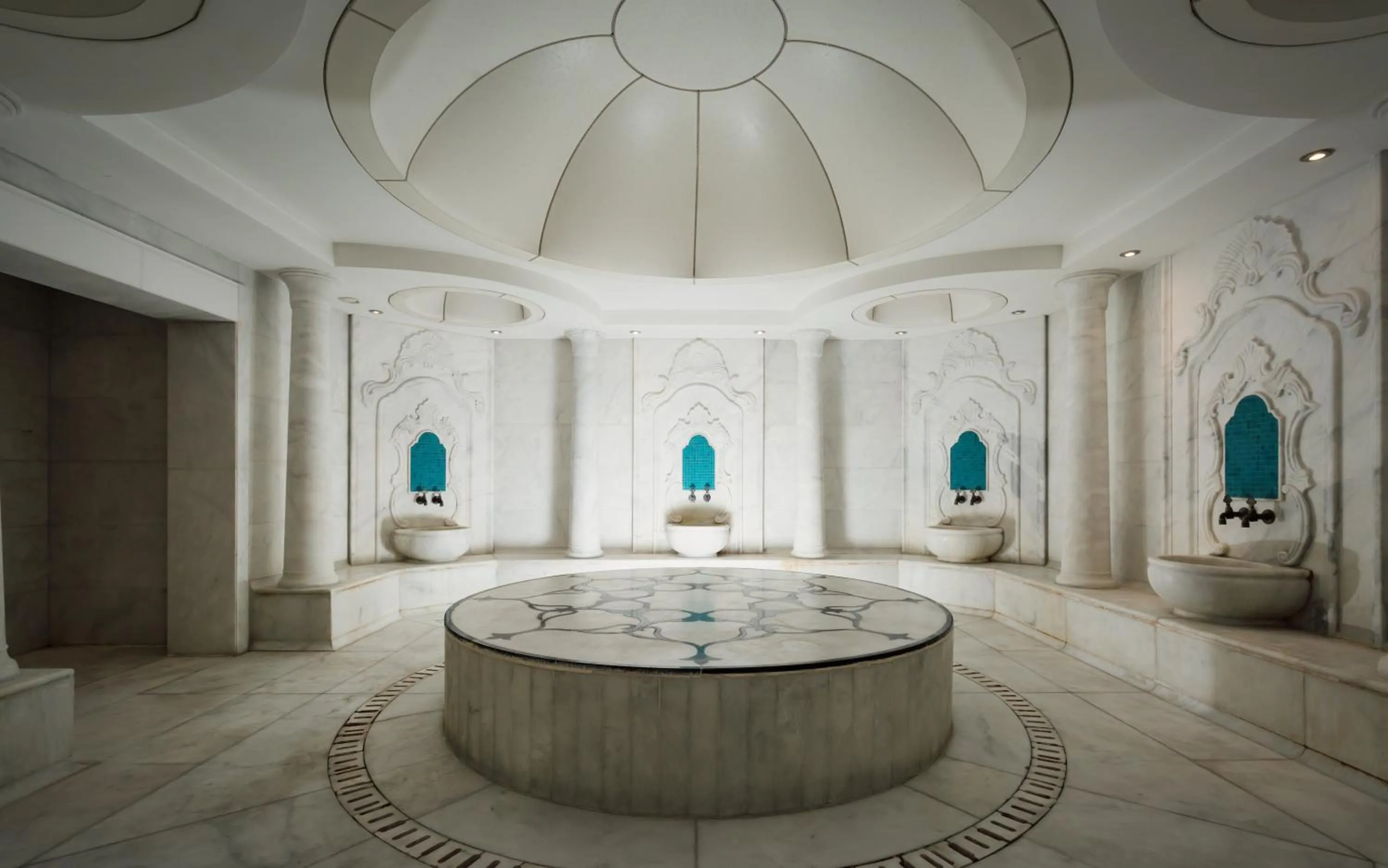 Steam room in Badamdar Hotel and Residences