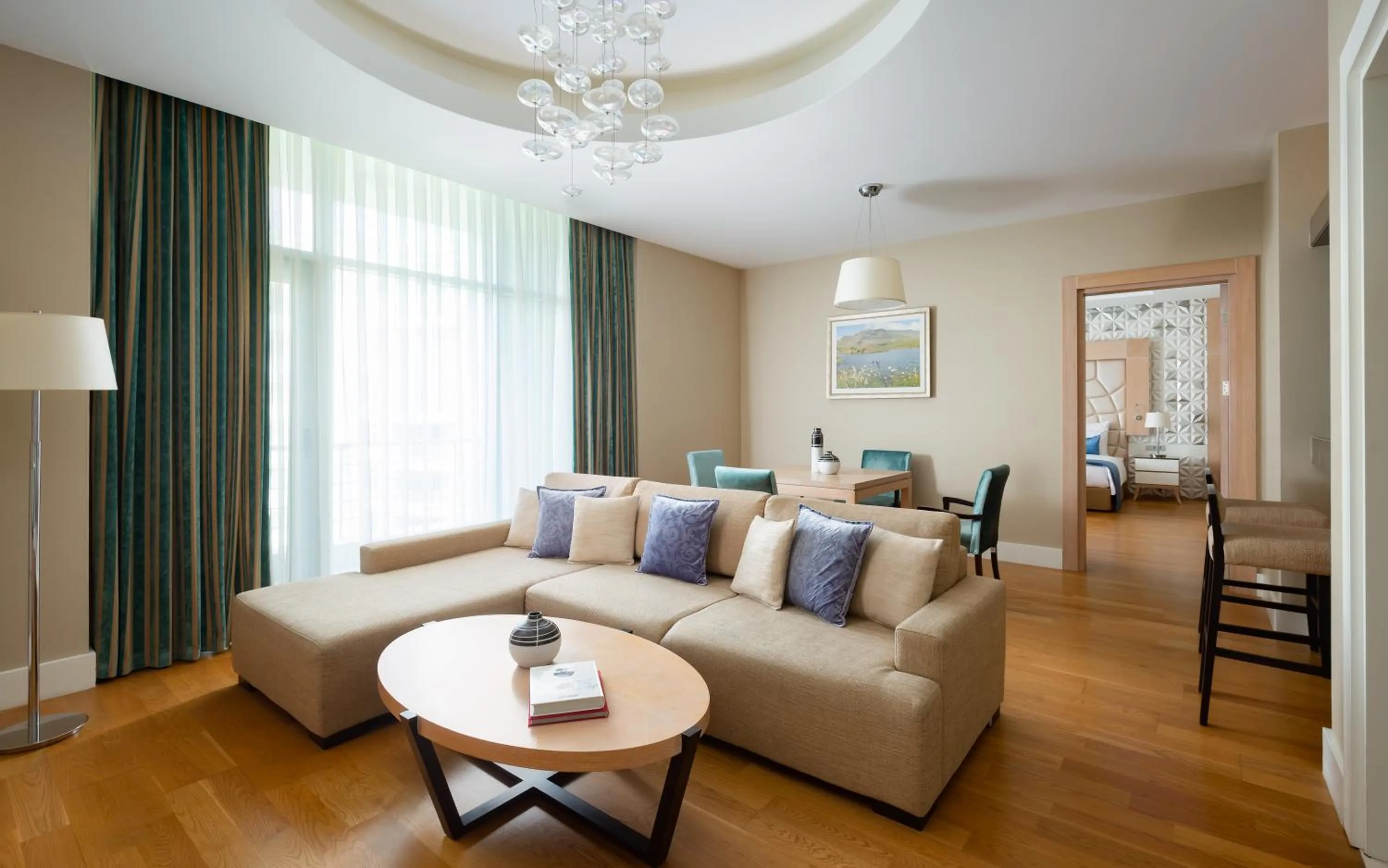 Seating area in Badamdar Hotel and Residences