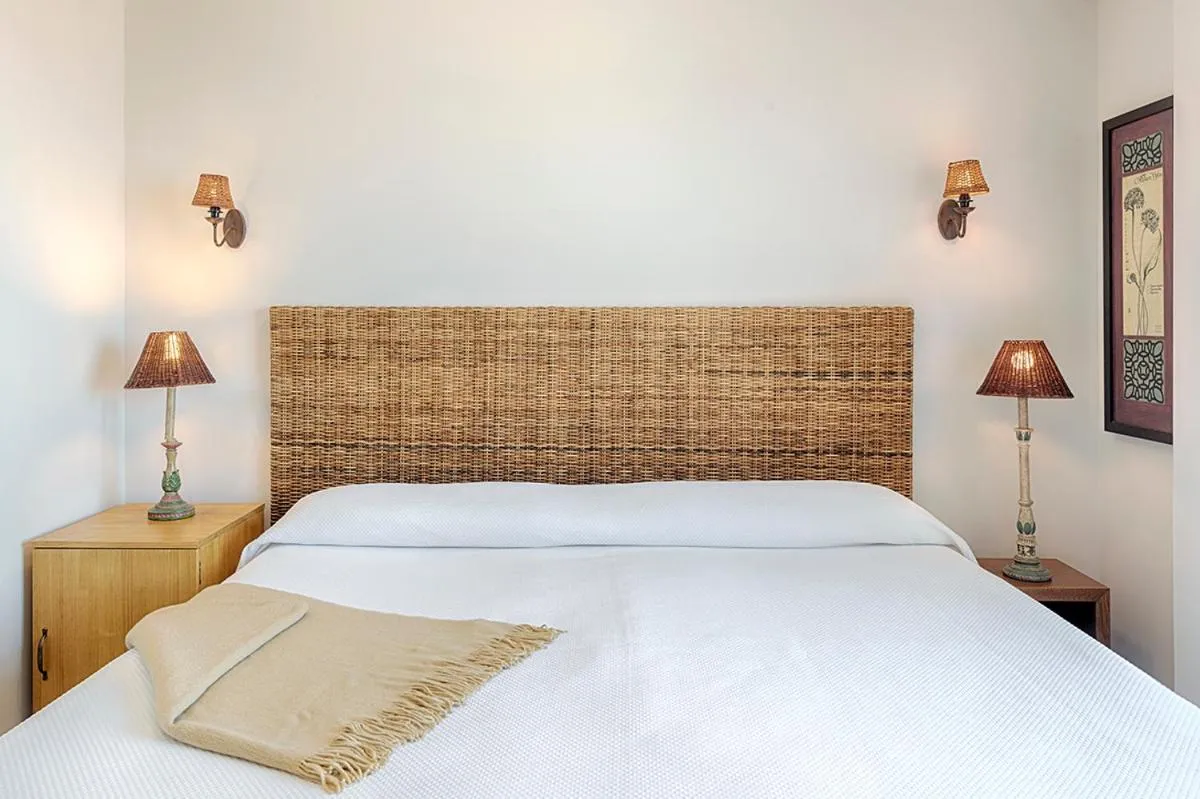 Bed in Hotel Noguera Mar