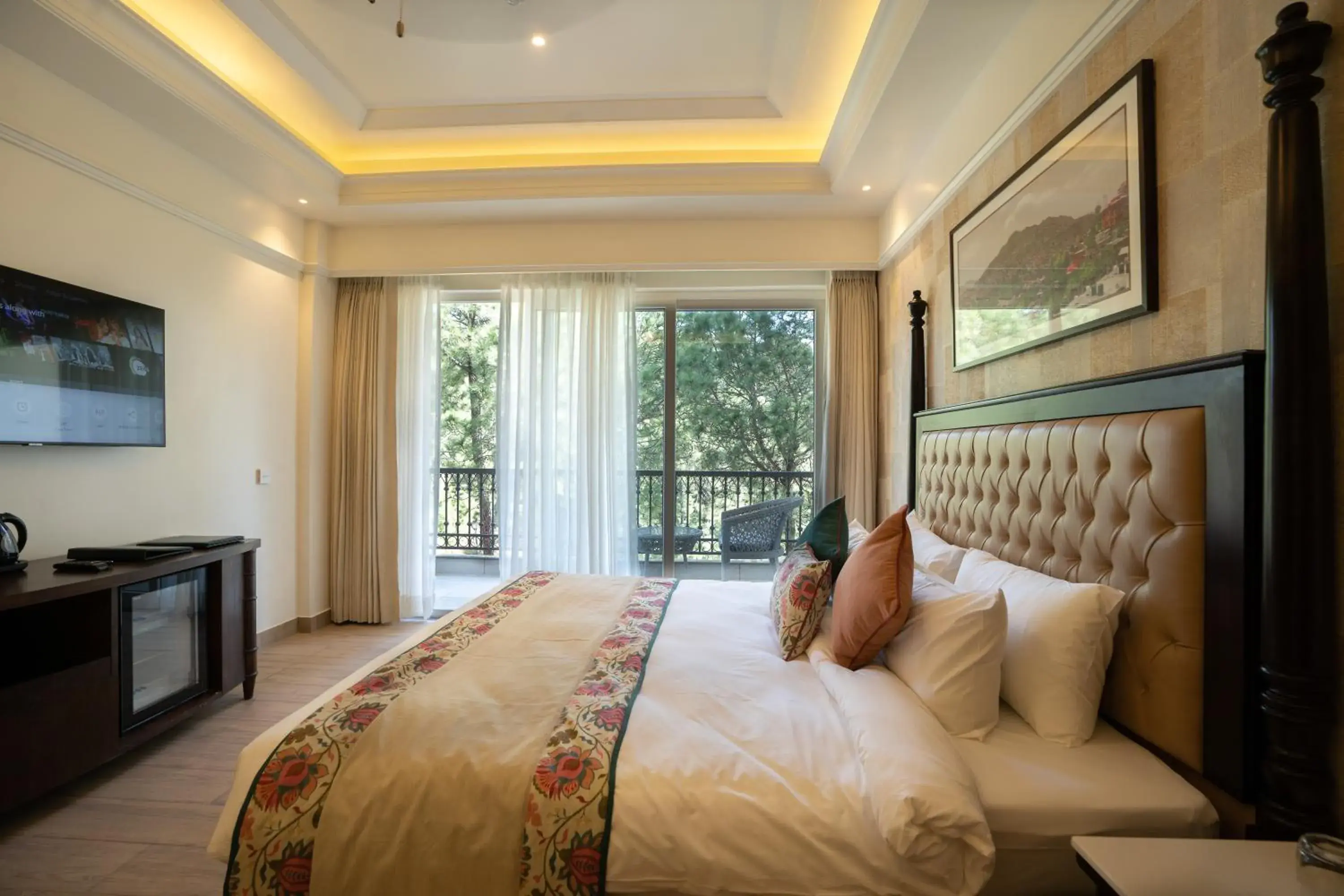 Bed in WelcomHeritage Parv Vilas Resort & Spa Bed in WelcomHeritage Parv Vilas Resort & Spa