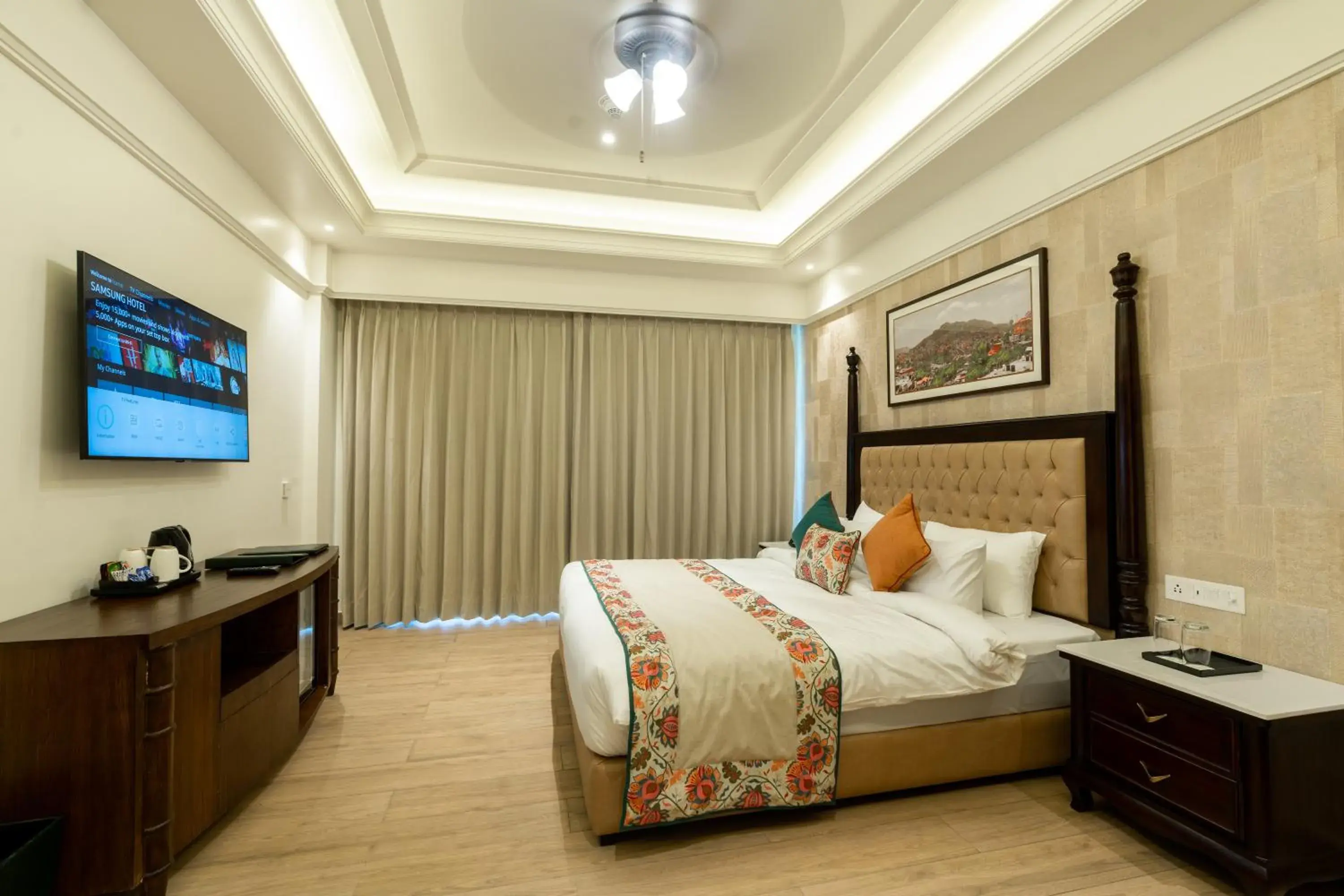 Bed in WelcomHeritage Parv Vilas Resort & Spa Bed in WelcomHeritage Parv Vilas Resort & Spa